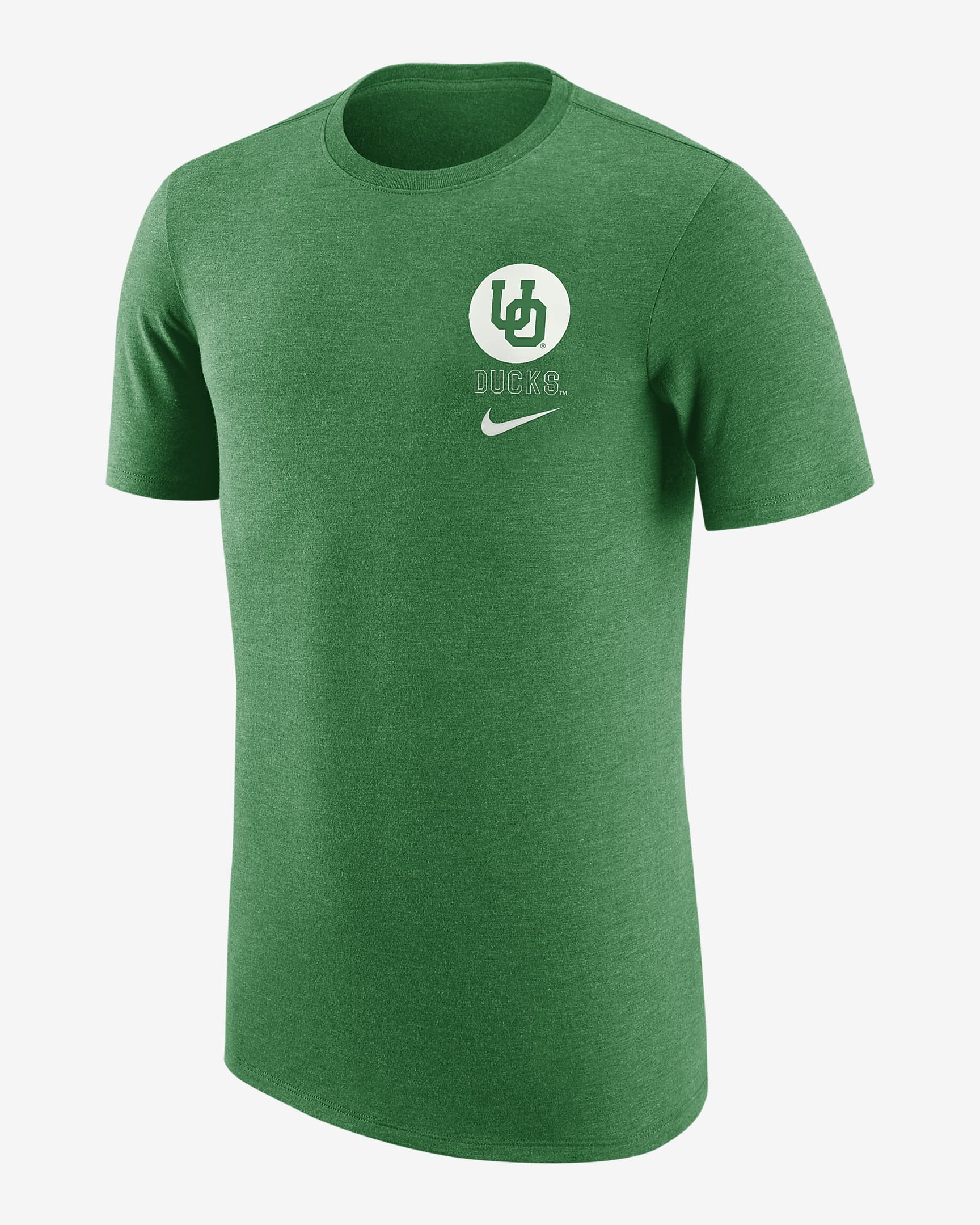 Oregon Men's Nike College Crew-Neck T-Shirt - Apple Green