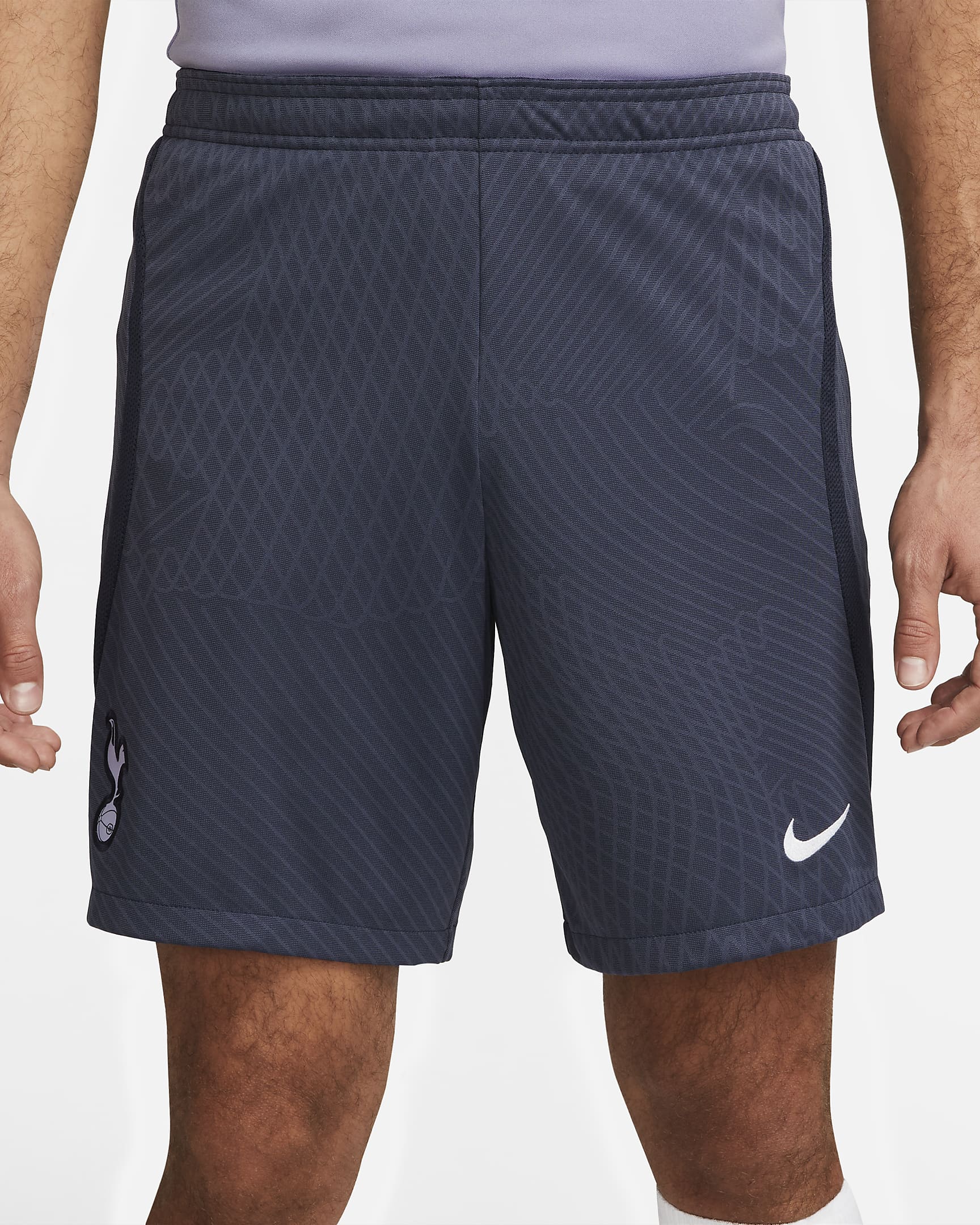 Tottenham Hotspur Strike Men's Nike Dri-FIT Knit Soccer Shorts - Marine/Pure Violet