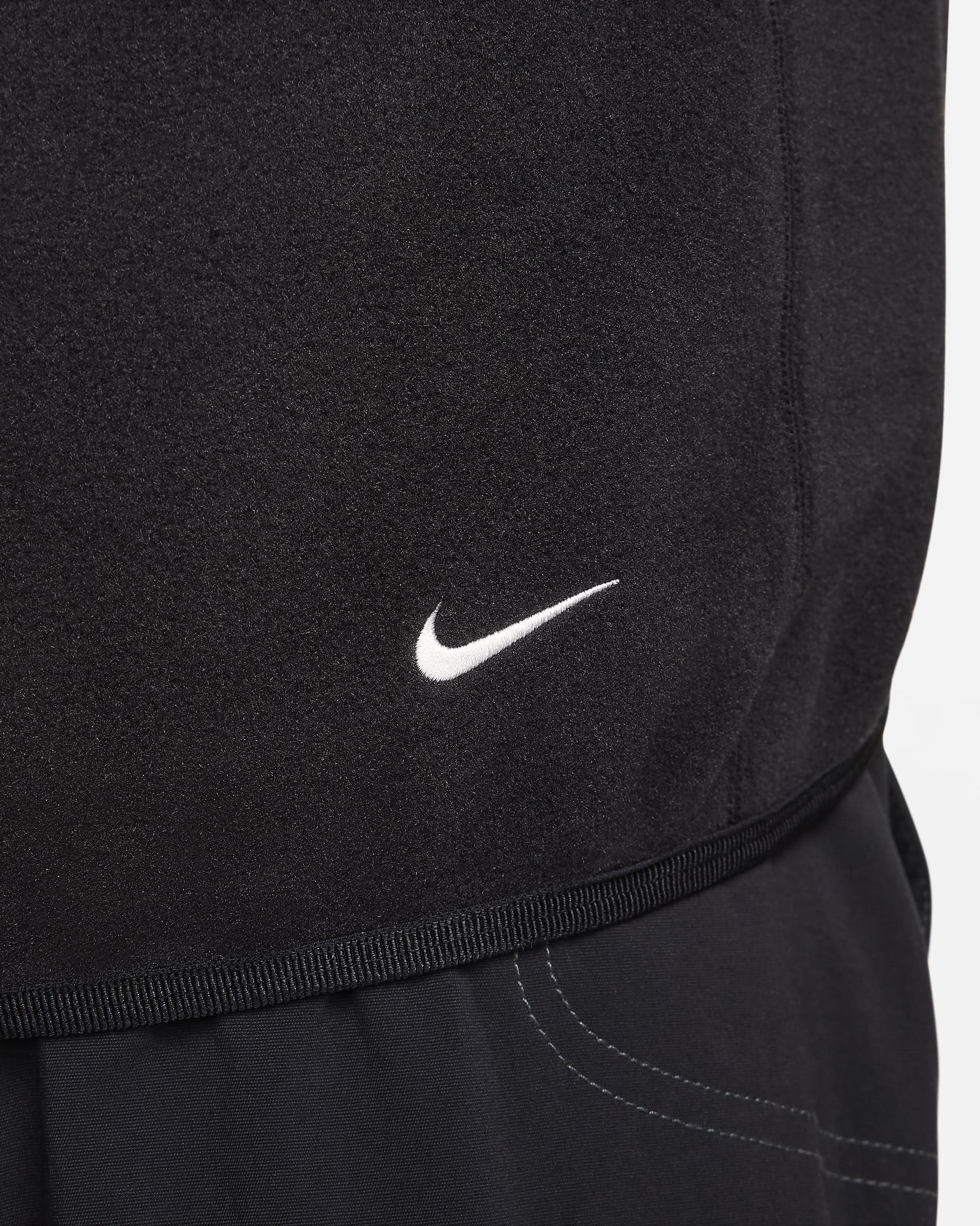 Haut à zip Nike ACG « Wolf Tree » Polartec® pour homme - Noir/Summit White