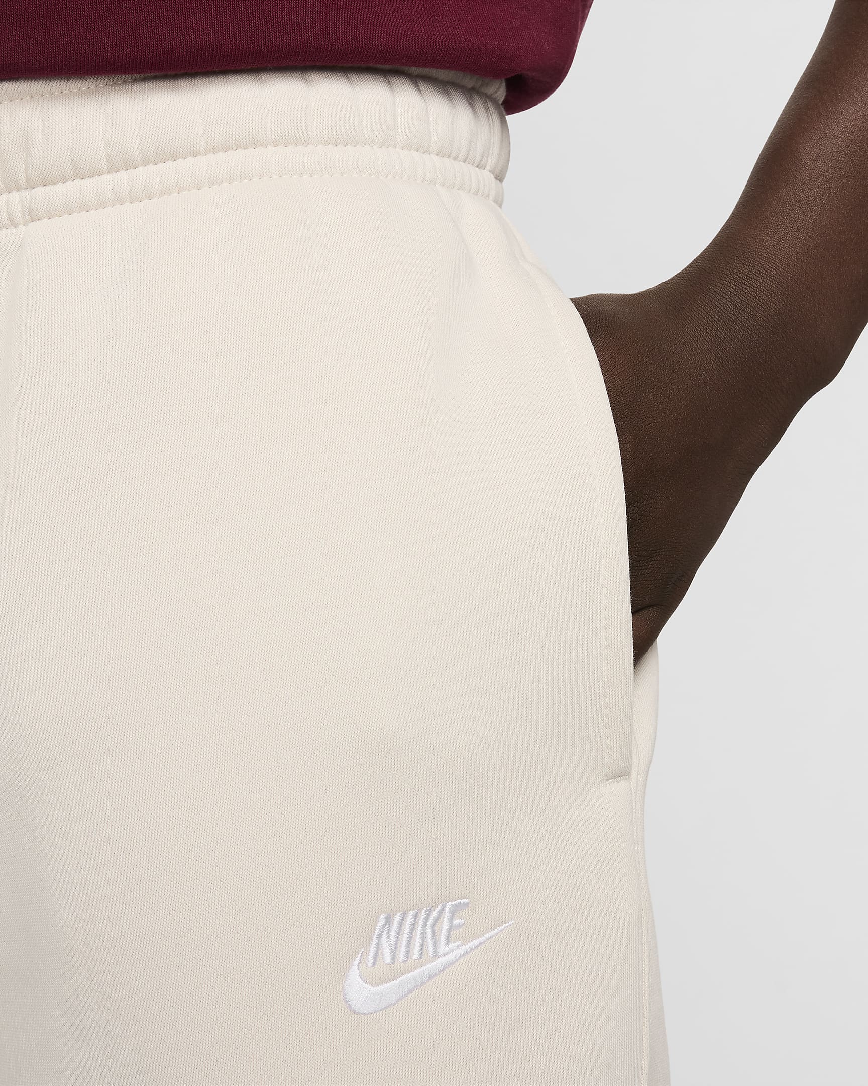 Nike Sportswear Club Fleece Joggers - Light Orewood Brown/Light Orewood Brown/White