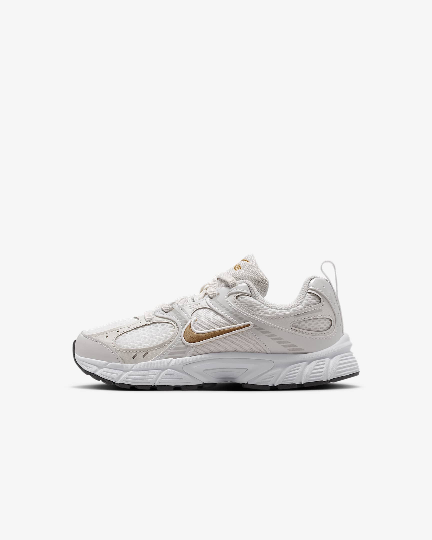 Nike V5 RNR-sko til mindre børn - hvid/Metallic Silver/Photon Dust/Metallic Gold