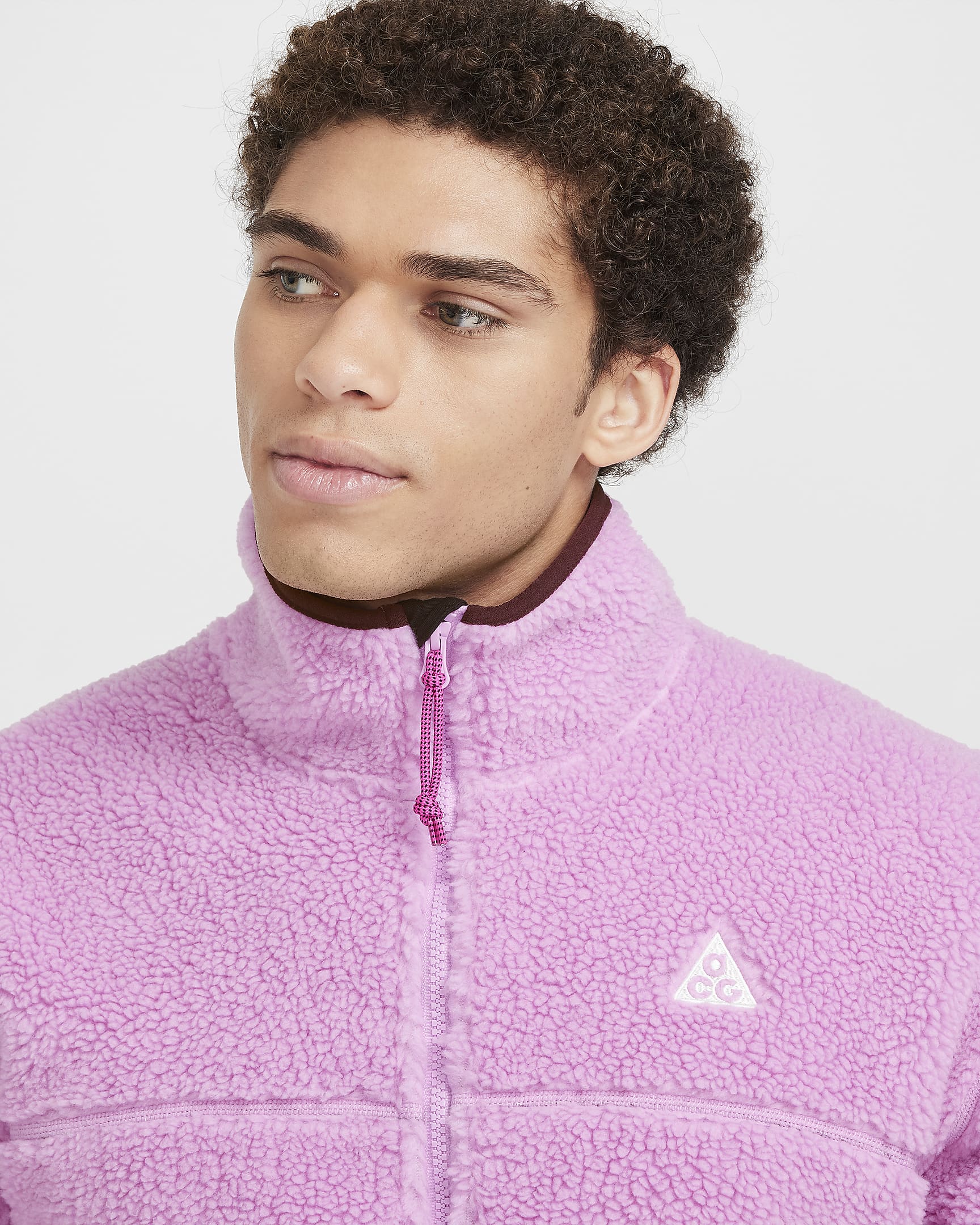 Nike ACG "Canwell Glacier" Men's Therma-FIT ADV Windproof Jacket - Beyond Pink/Burgundy Crush/Black/Summit White