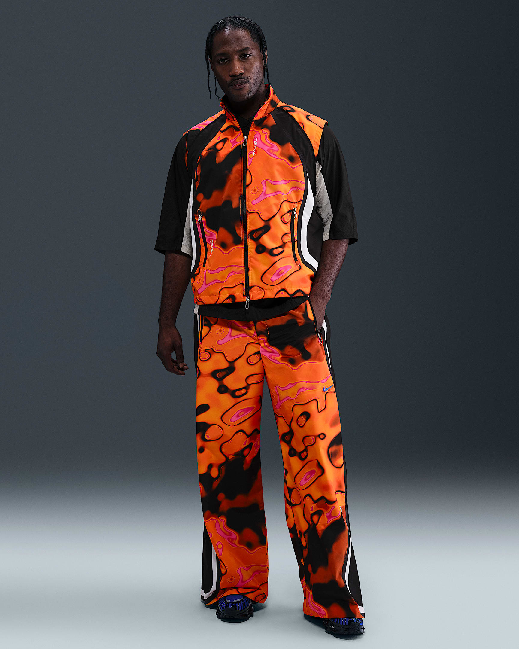 Nike Project F.R.O.G. Men's Storm-FIT Track Pants - Total Orange/White/Hyper Royal/Hyper Royal