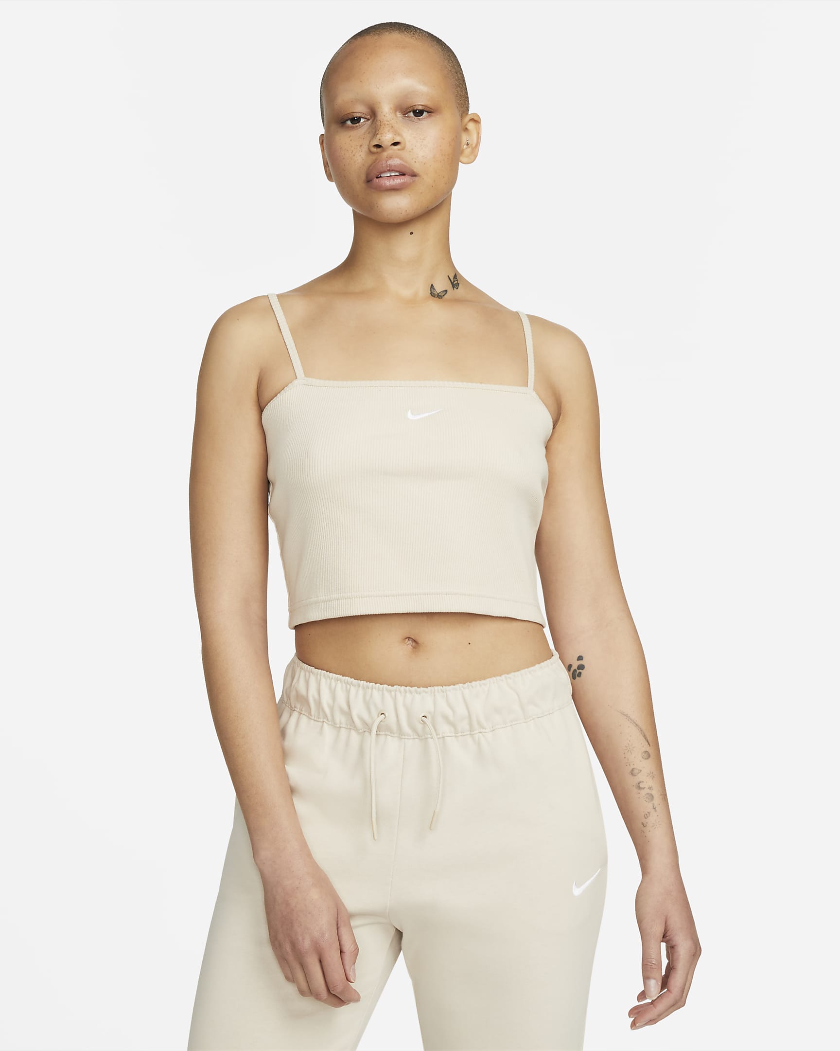 Nike Sportswear Essential Women's Ribbed Crop Top. Nike DK