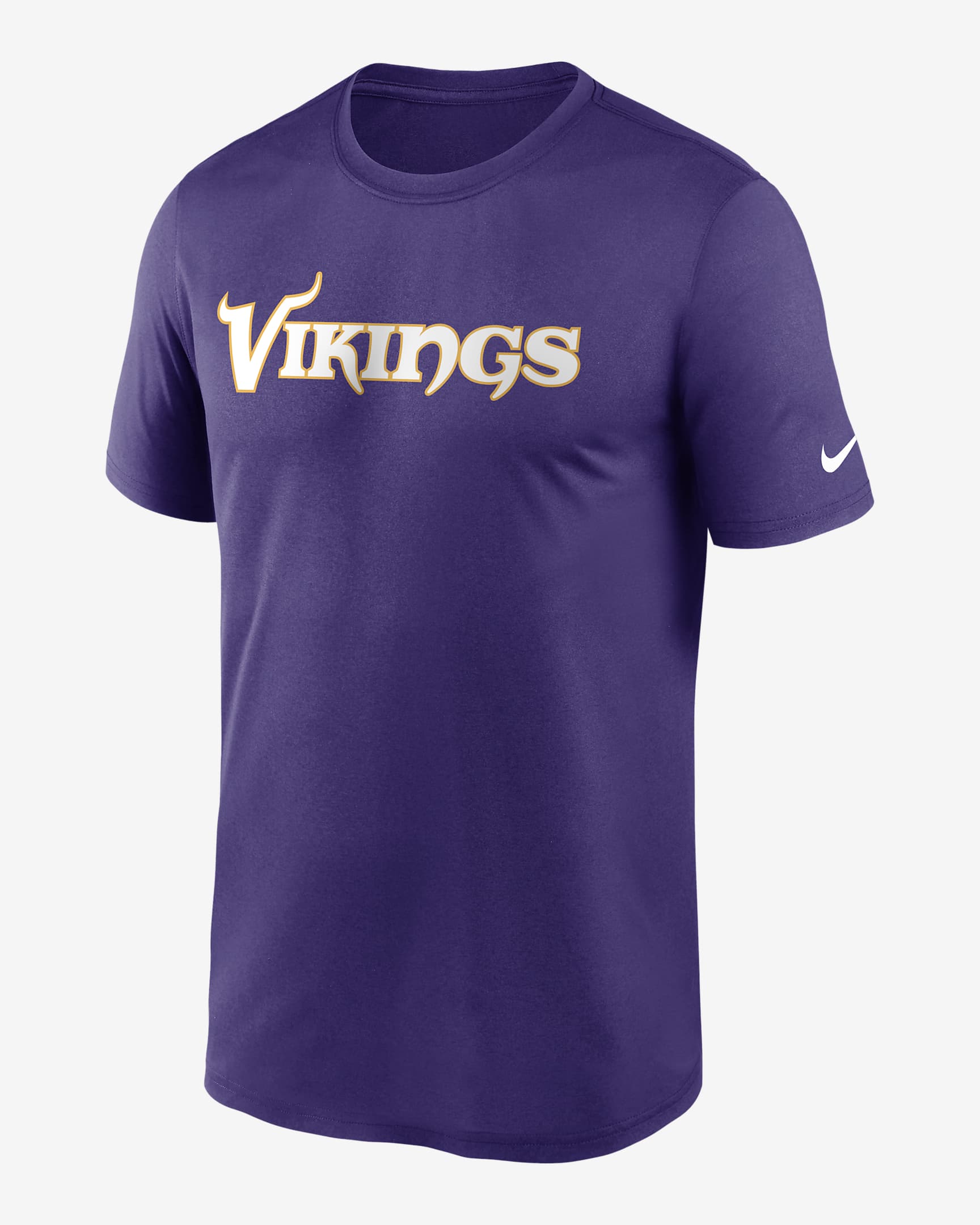 Nike Dri-FIT Wordmark Legend (NFL Minnesota Vikings) Men's T-Shirt - Purple