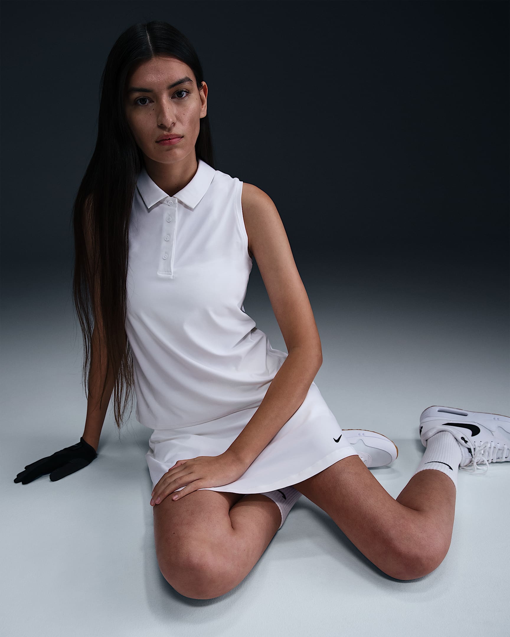 nike sleeveless polo women's