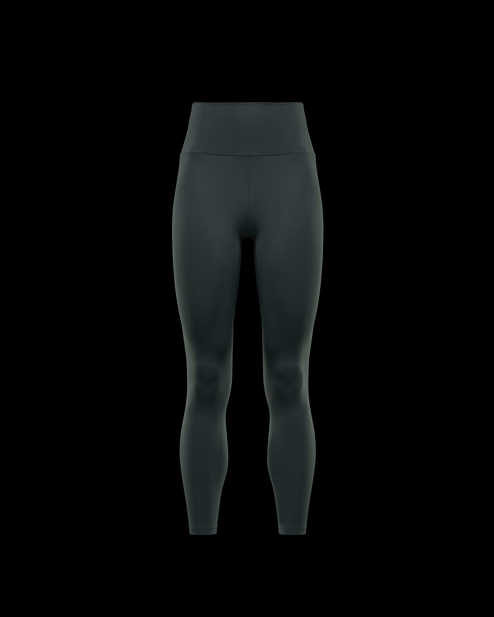 Nike One 7/8-Leggings mit hohem Bund für Damen - Vintage Green/Schwarz