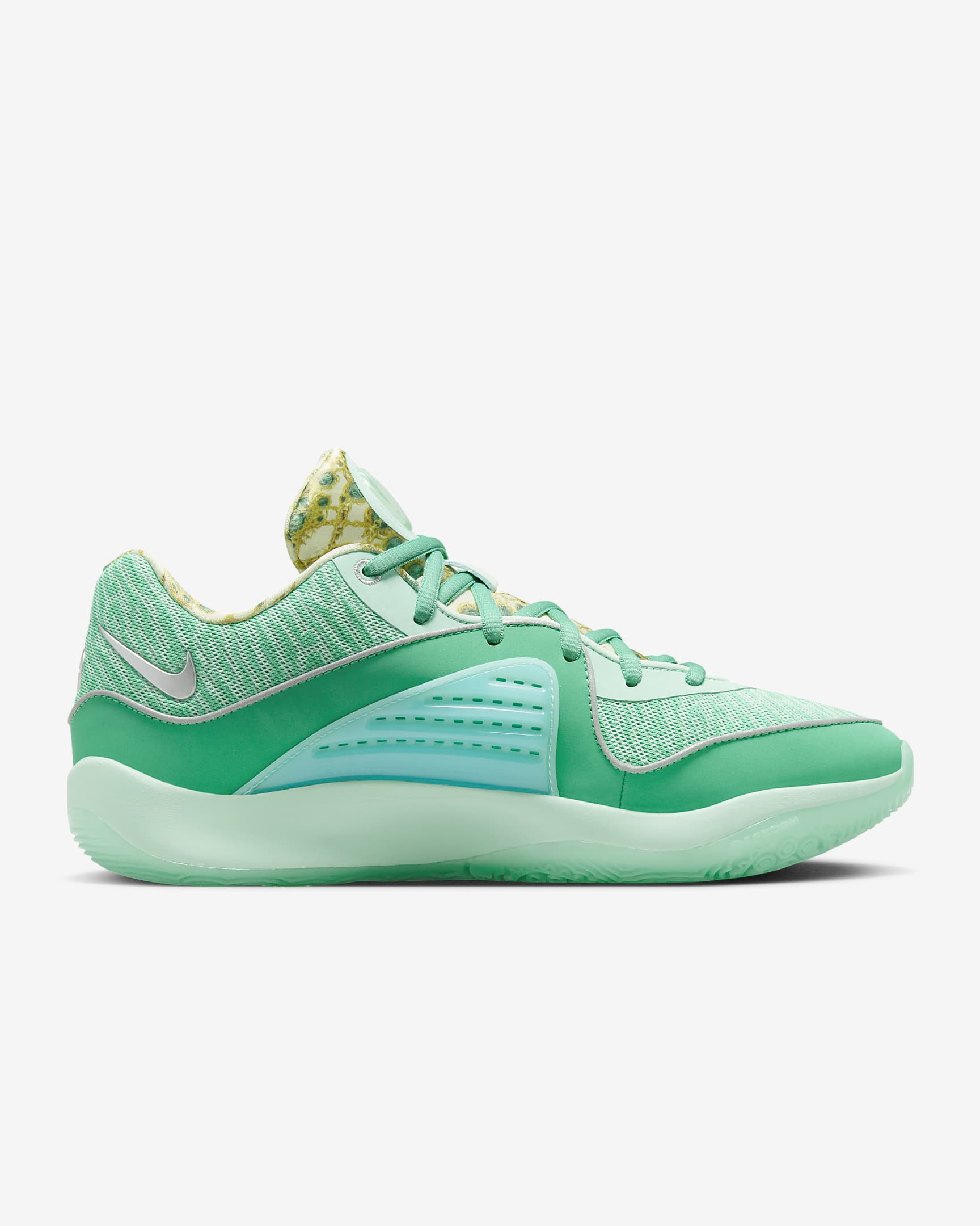 Calzado de básquetbol KD16 "Wanda" - Espuma menta/Esmeralda creciente/Verde estadio/Plata metalizado