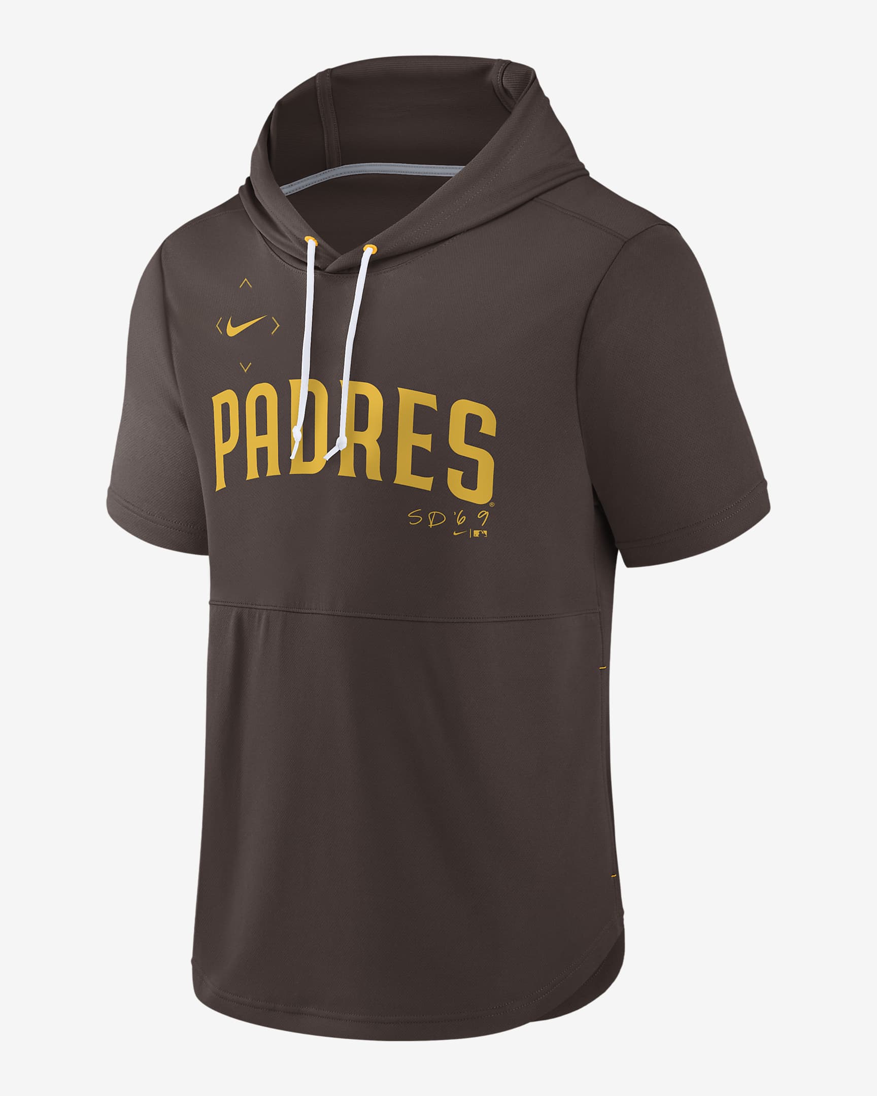 Nike Springer (MLB San Diego Padres) Men's Short-Sleeve Pullover Hoodie ...