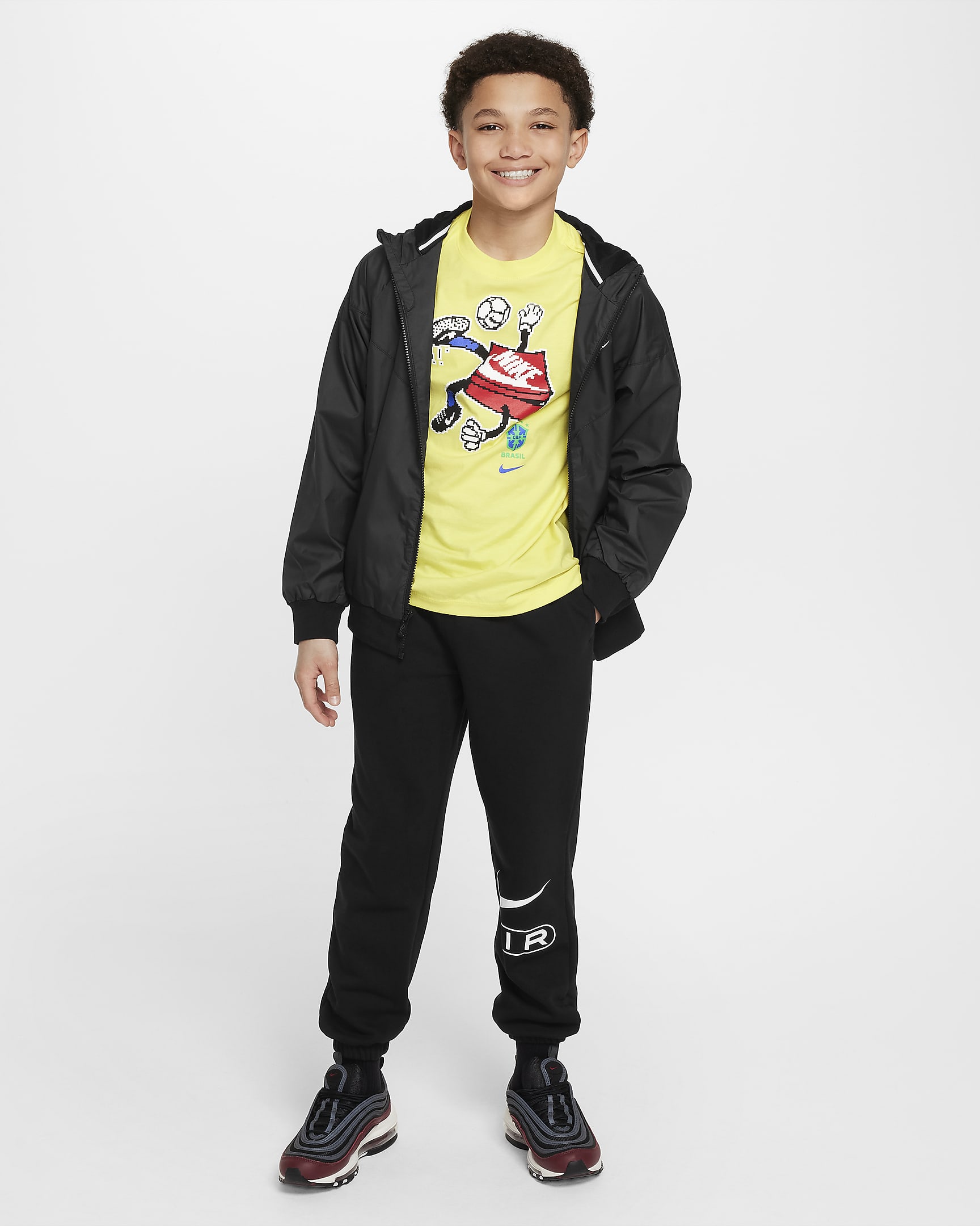 Brazil Big Kids' Nike Soccer T-Shirt. Nike.com