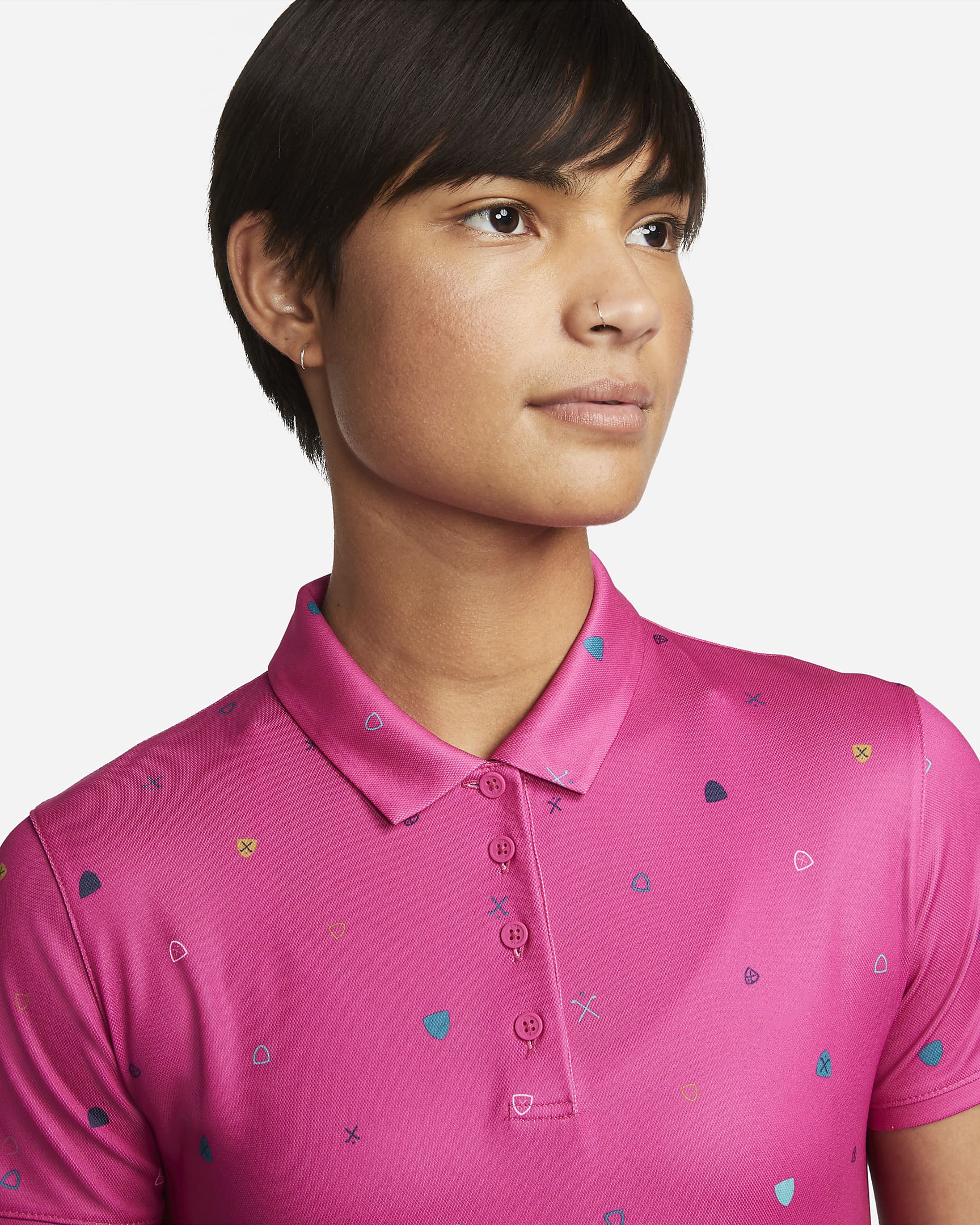 Nike DriFIT Victory Women's Printed Golf Polo.