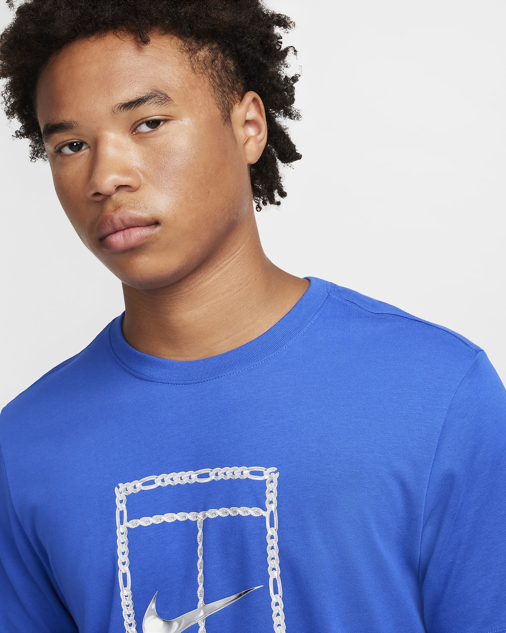 NikeCourt Men's Dri-FIT Tennis T-Shirt - Game Royal