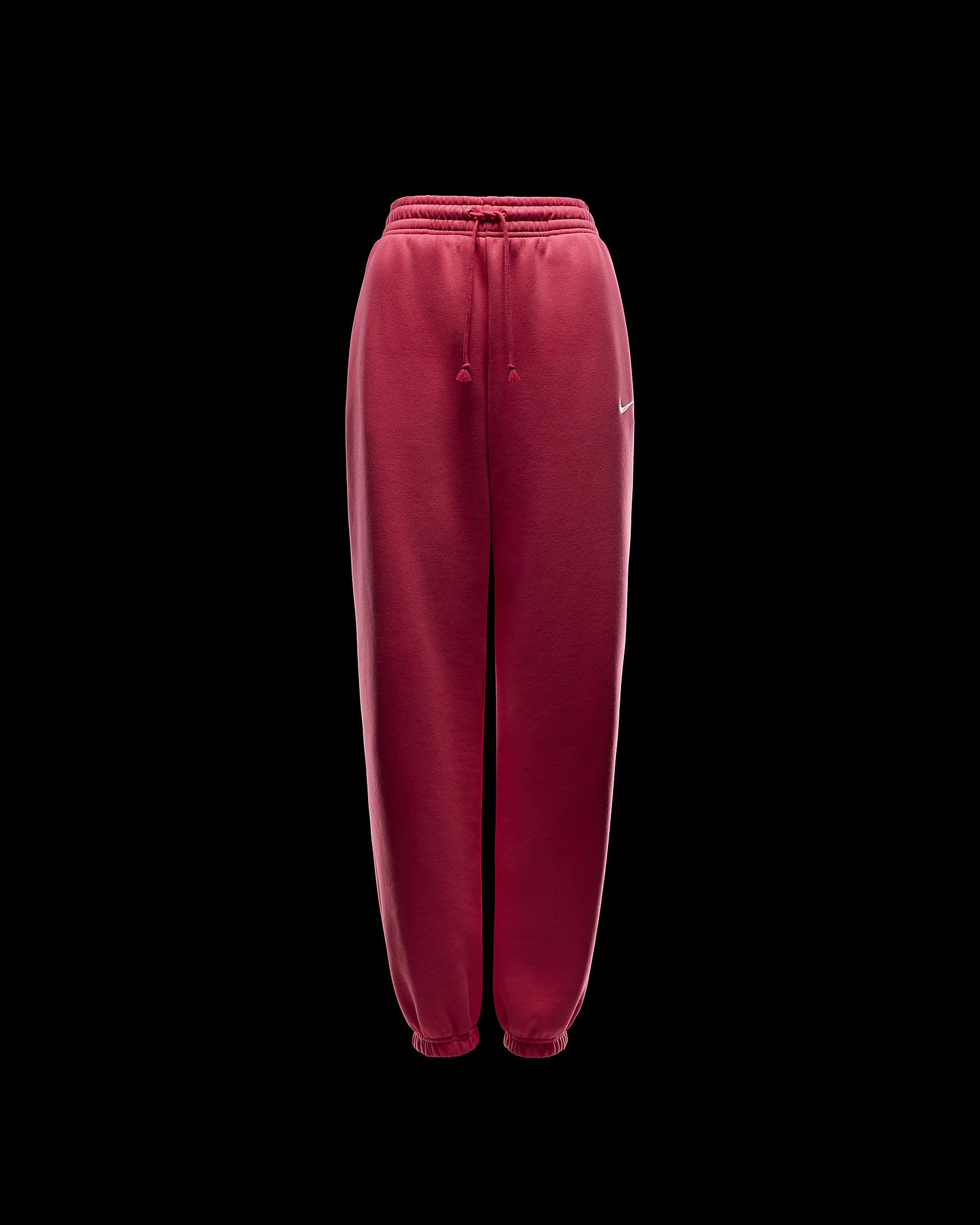 Pantaloni tuta oversize a vita alta Nike Sportswear Phoenix Fleece – Donna - Aster Pink/Sail