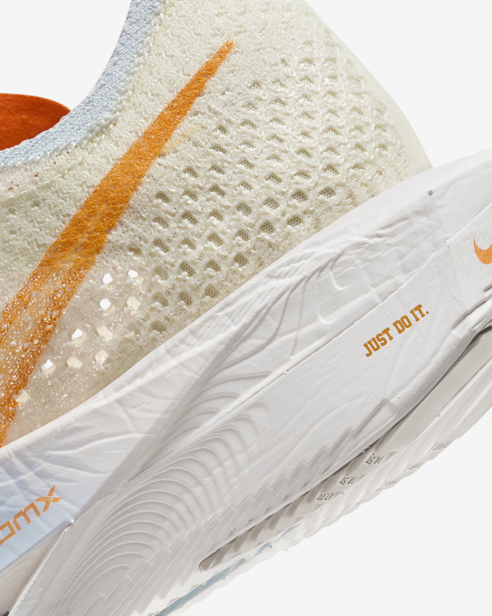 Nike Vaporfly 3 Women's Road Racing Shoes - Coconut Milk/Sail/Coconut Milk/Bright Mandarin