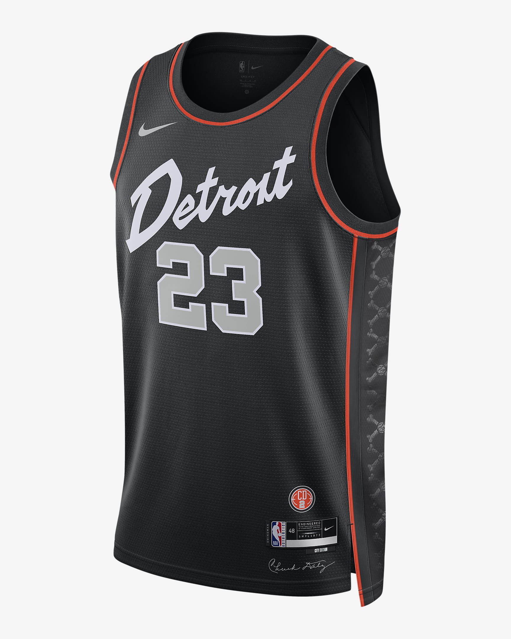Jaden Ivey Detroit Pistons City Edition 2023/24 Men's Nike Dri-FIT NBA ...