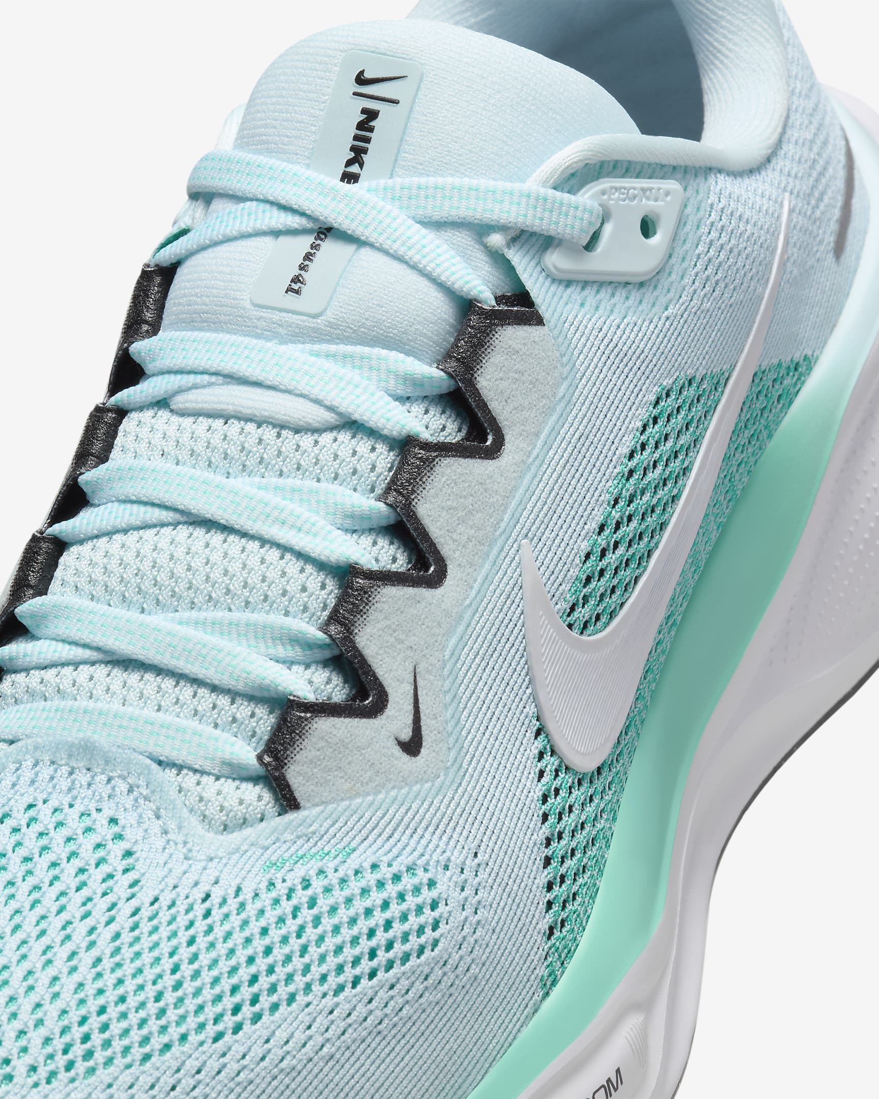 Nike Pegasus 41 hardloopschoenen voor dames (straat) - Glacier Blue/Green Frost/Zwart/Wit