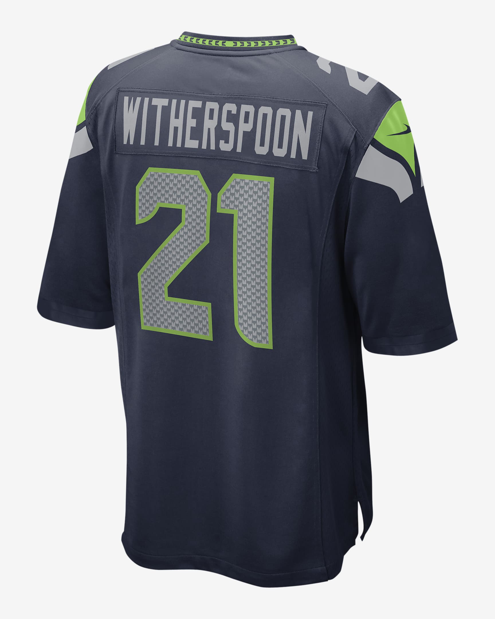 Jersey de fútbol americano Nike de la NFL Game para hombre Devon Witherspoon Seattle Seahawks - Azul marino universitario