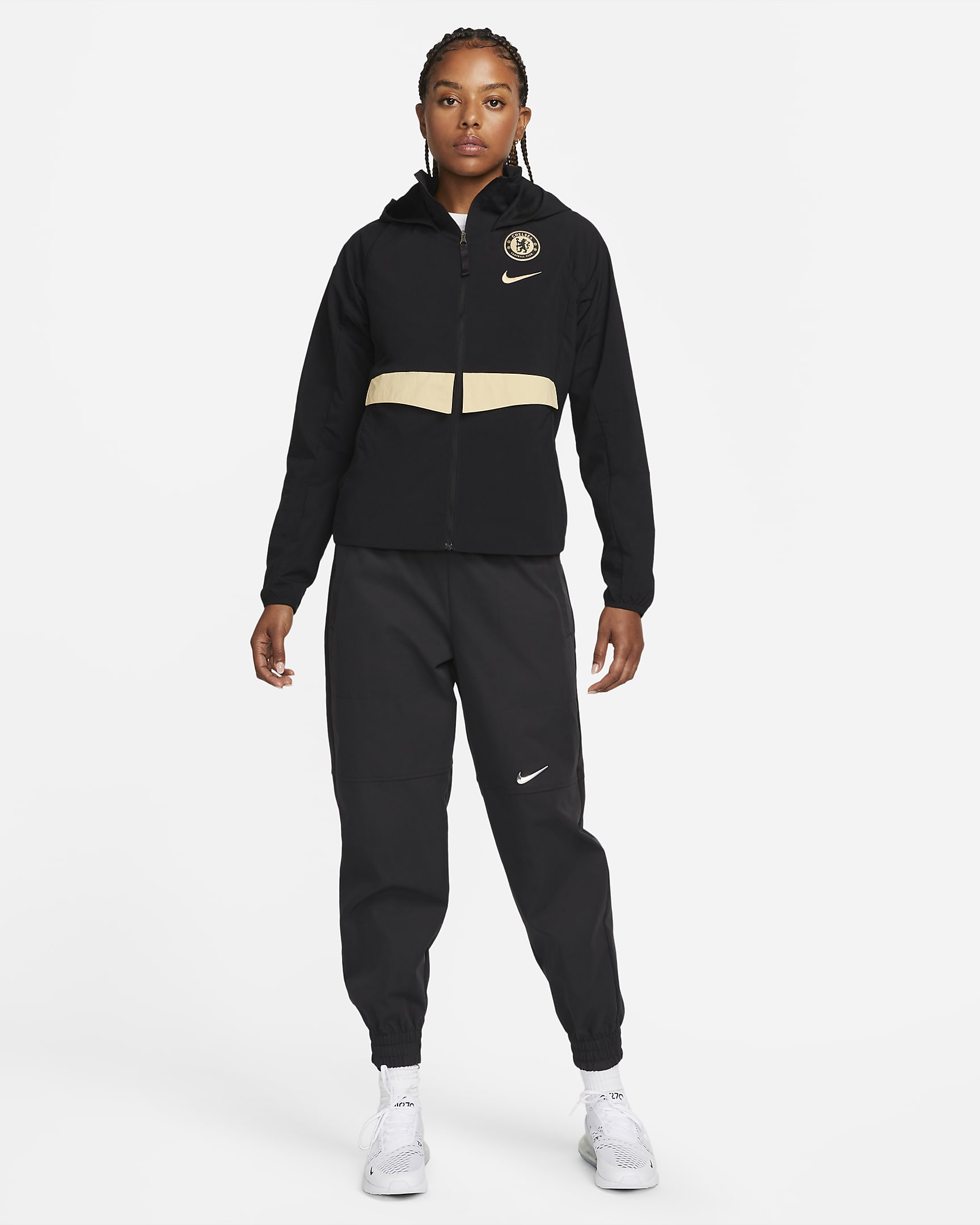 Chelsea F.C. AWF Women's FullZip Football Jacket. Nike LU