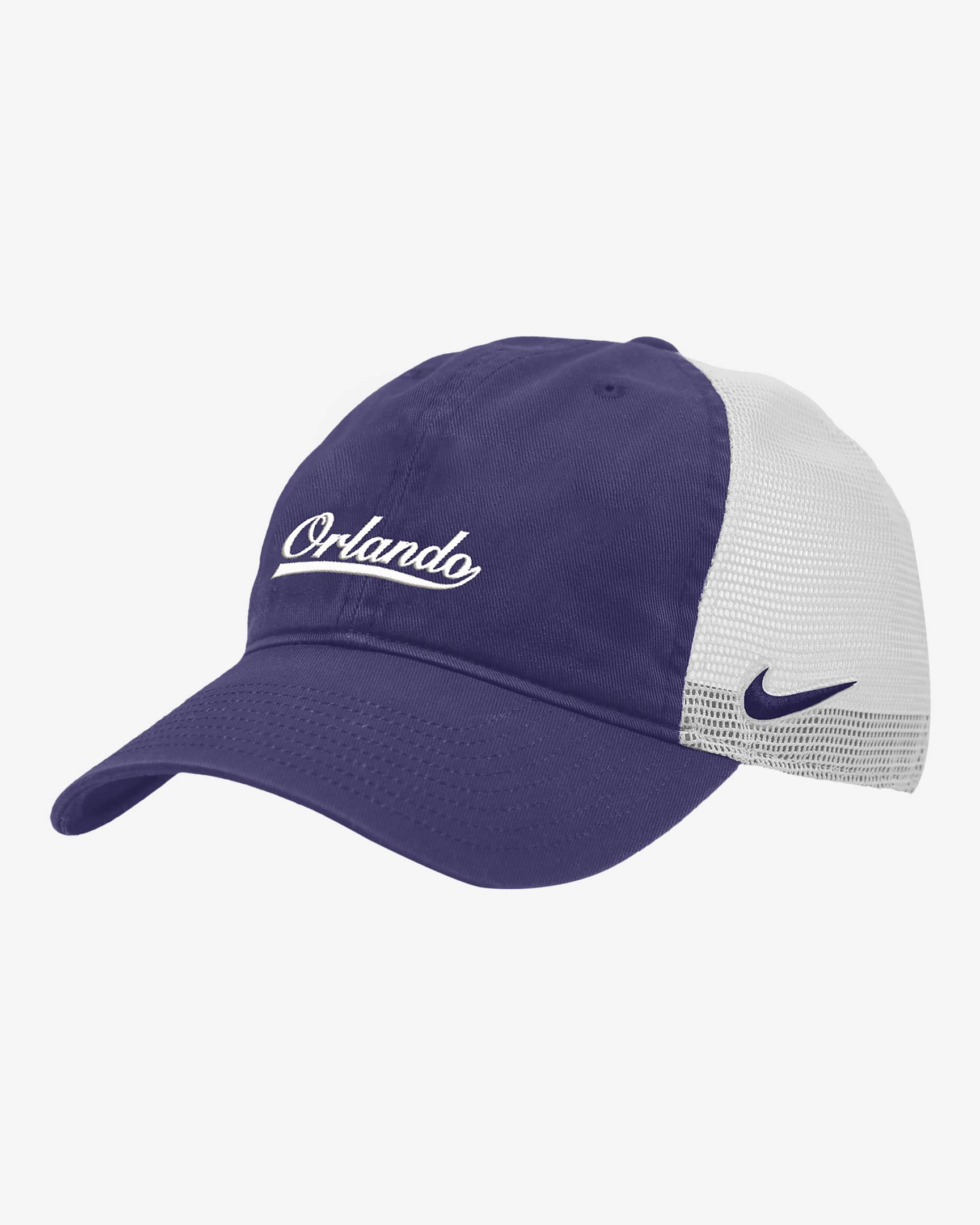 Orlando Pride Heritage86 Nike Soccer Trucker Hat - New Orchid