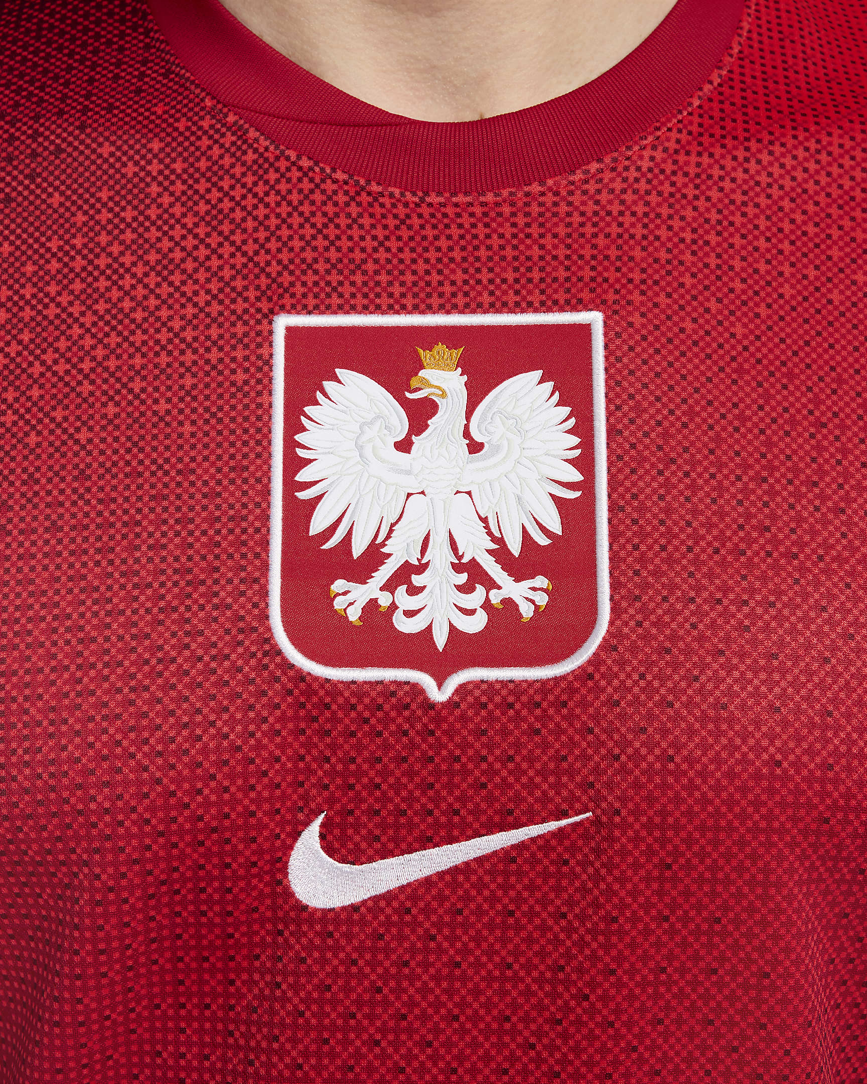 Maillot de foot replica Nike Dri-FIT Pologne 2024/25 Stadium Extérieur pour homme - Bright Crimson/Gym Red/Team Red/Blanc