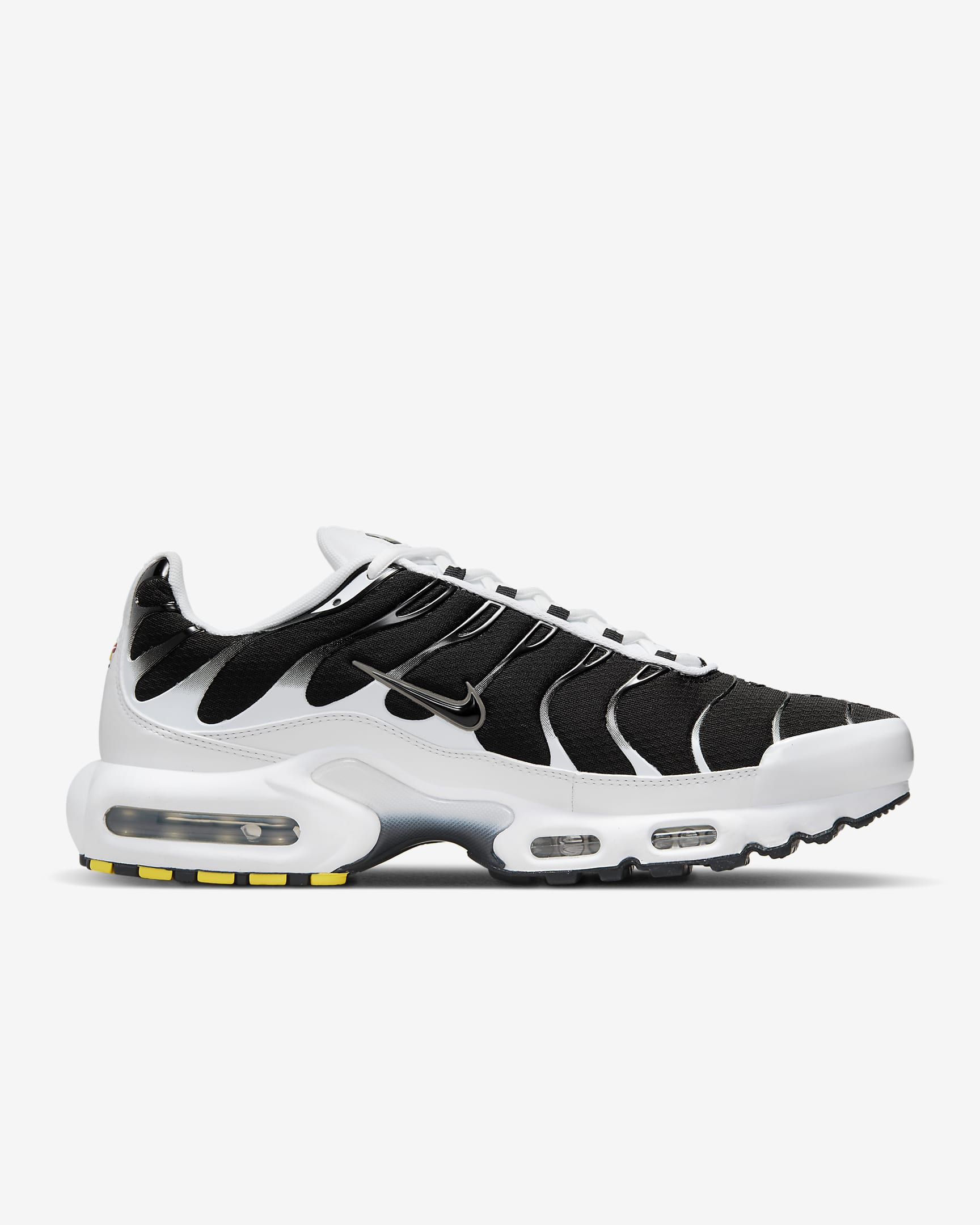 Nike Air Max Plus Men's Shoe - White/Metallic Pewter/Black