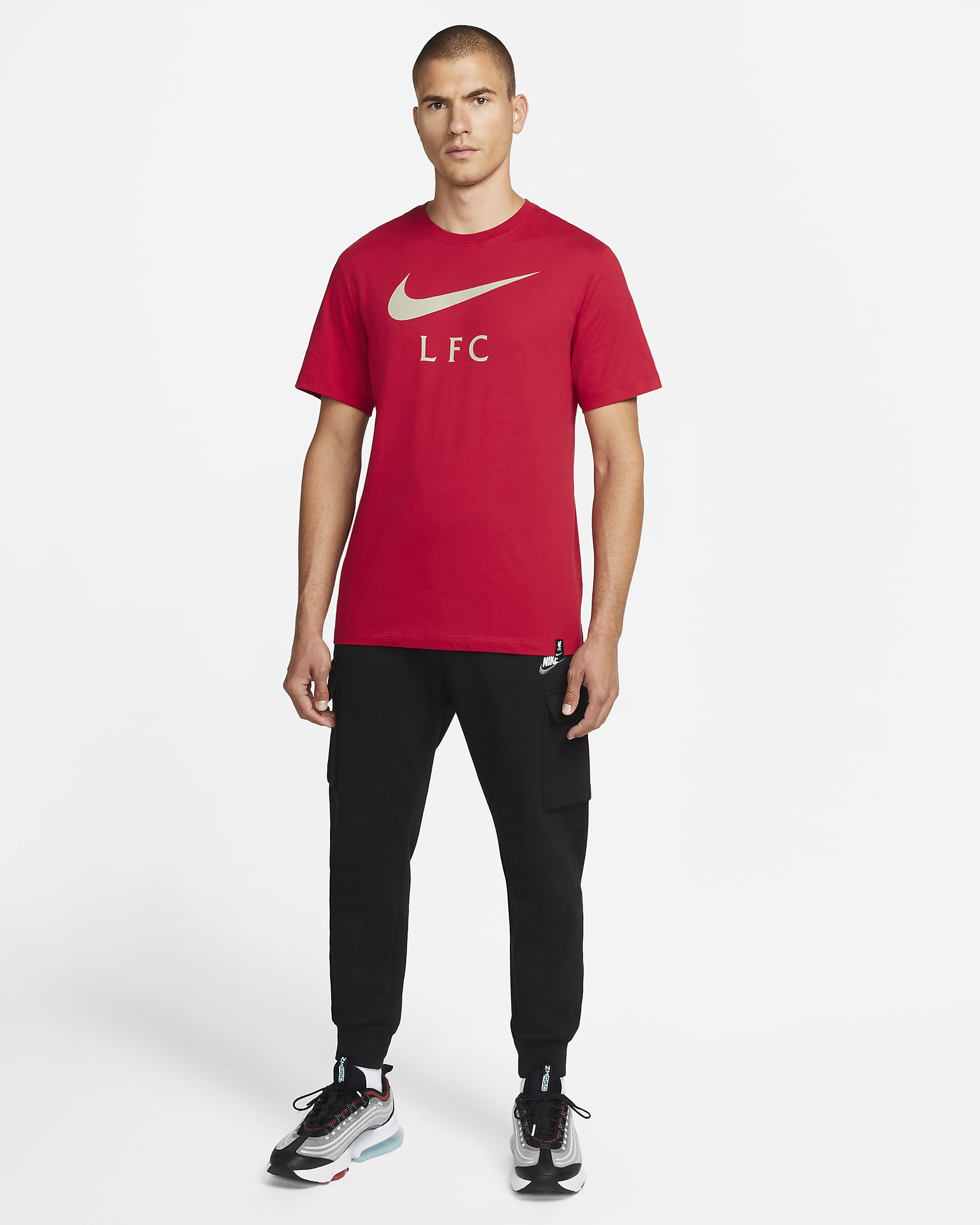 Playera de fútbol para hombre Liverpool FC. Nike.com