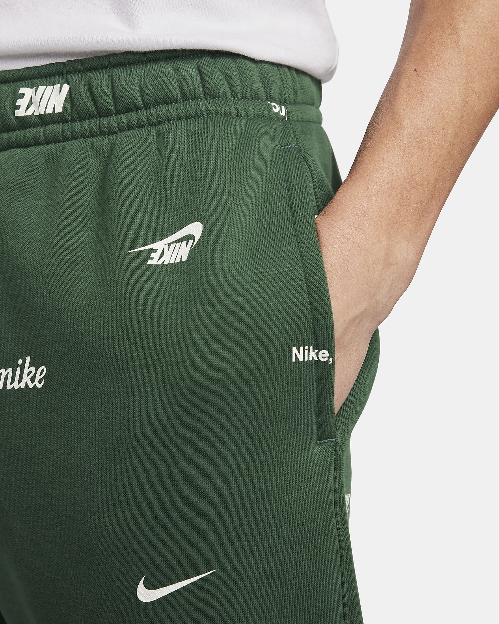 Nike Club Fleece Men's Brushed-Back Allover Print Joggers. Nike JP