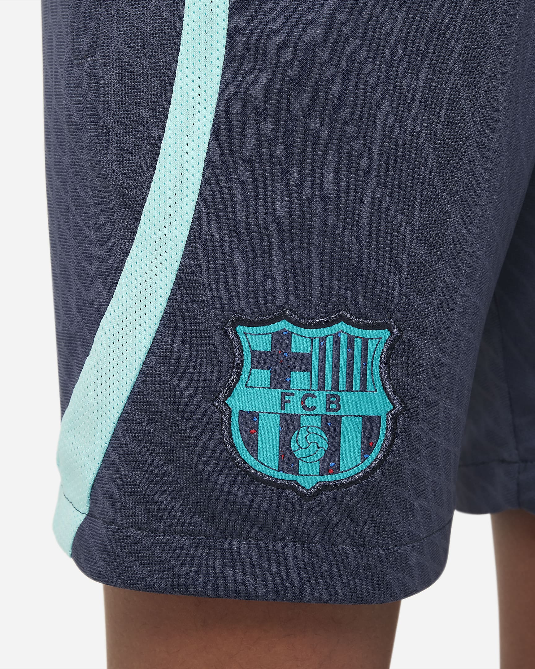 Short de foot en maille Nike DriFIT FC Barcelona Strike 3e tenue pour