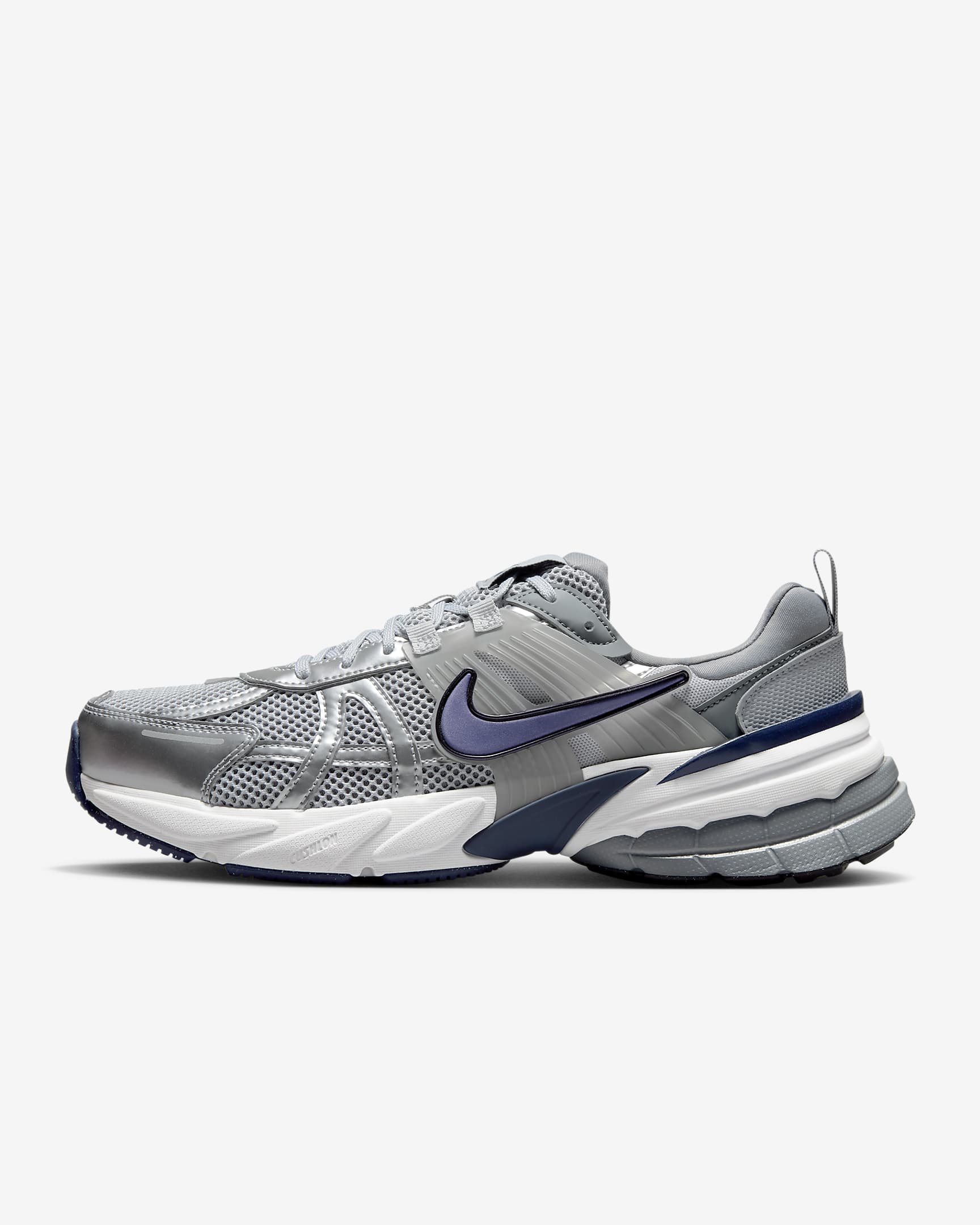 Nike V2K Run Men's Shoes - Wolf Grey/Cool Grey/White/Midnight Navy