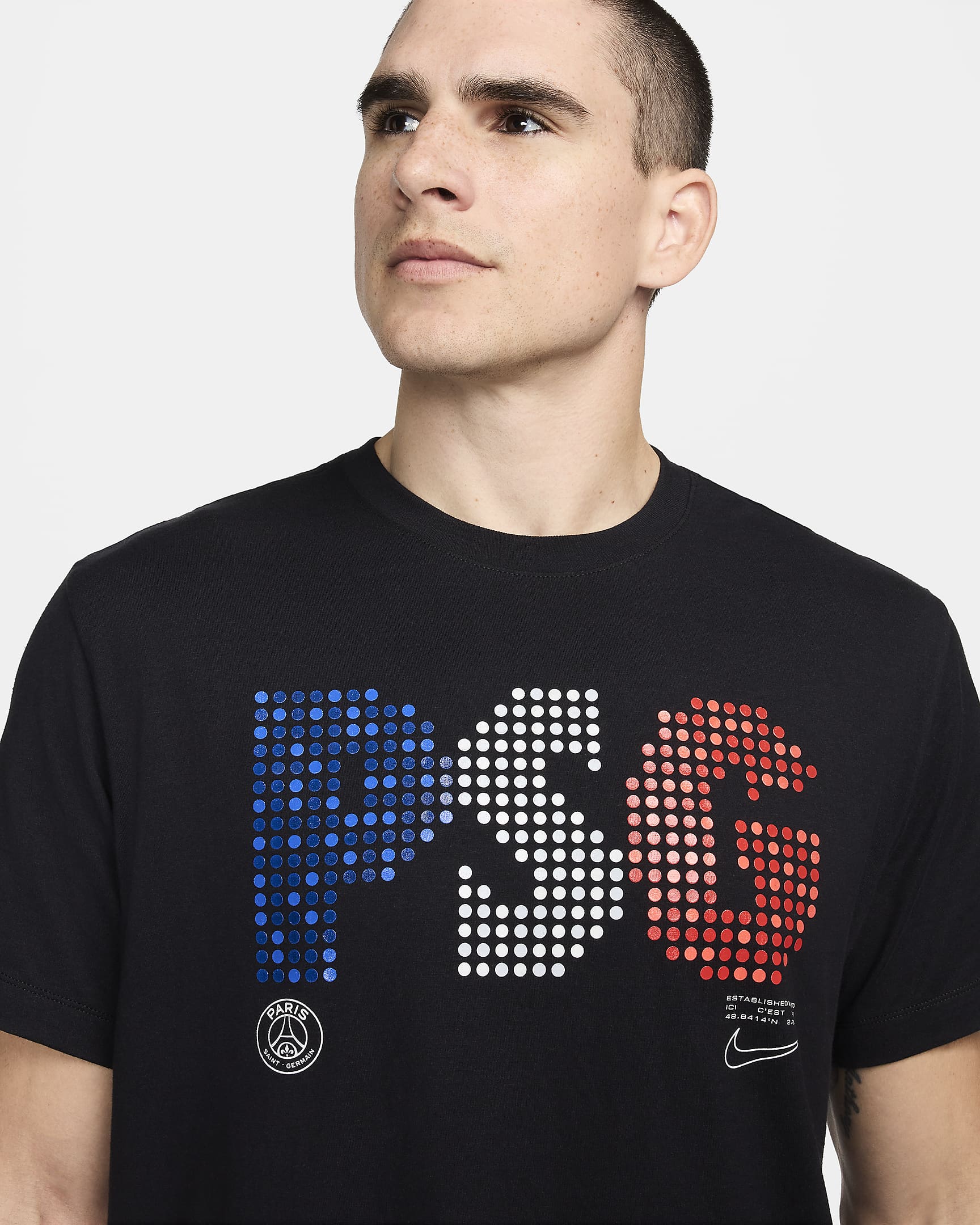 Paris Saint-Germain Men's Nike Soccer T-Shirt - Black