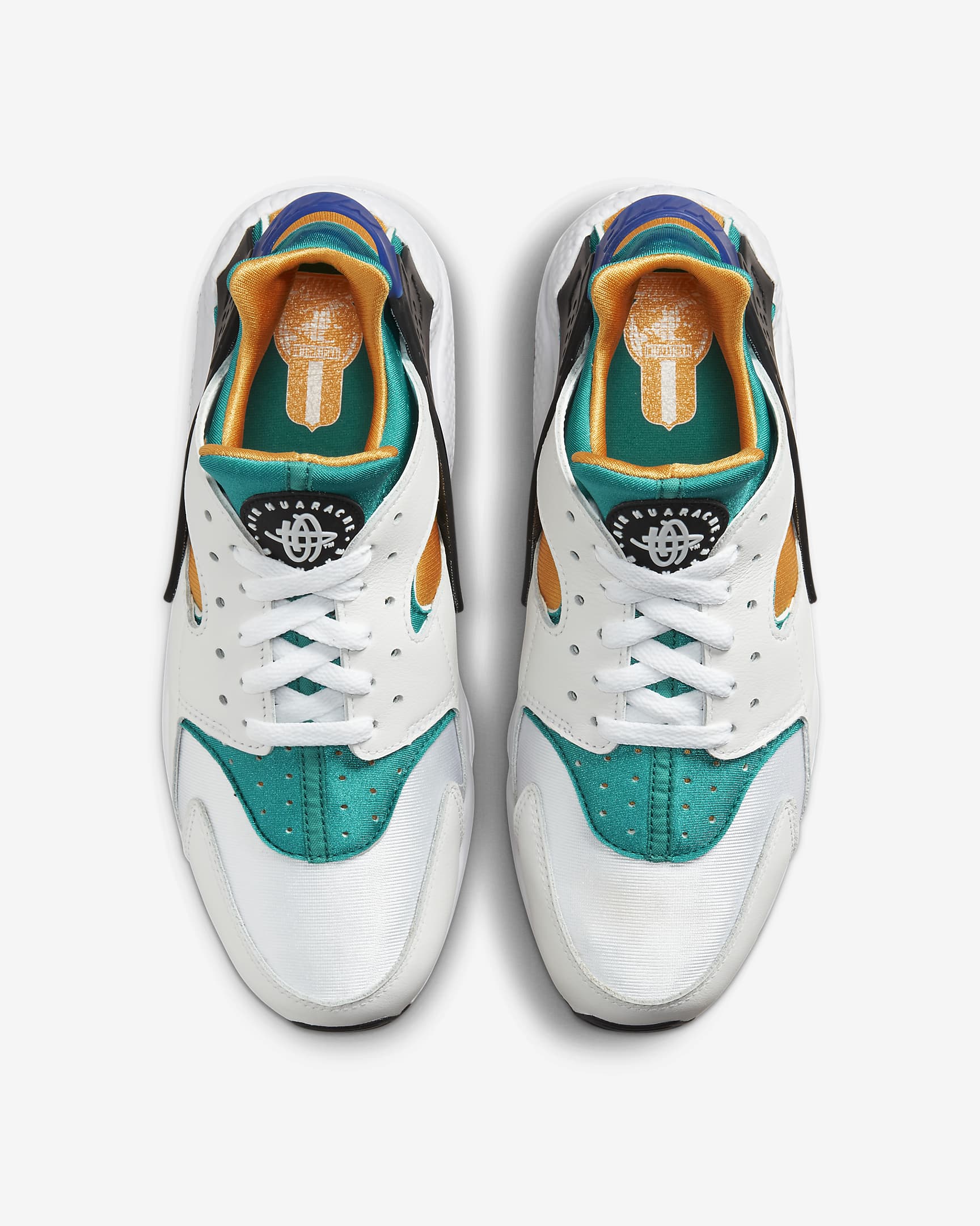 Nike Air Huarache Men's Shoes - White/Emerald/Resin/Blue