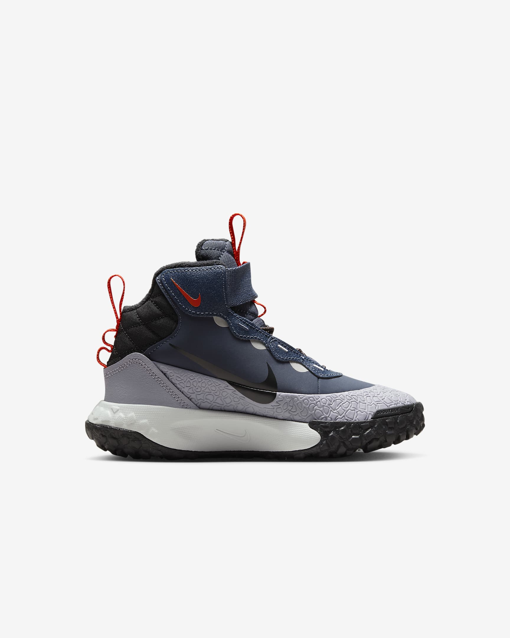 Nike Terrascout høye sko til små barn - Thunder Blue/Cement Grey/Pure Platinum/Svart