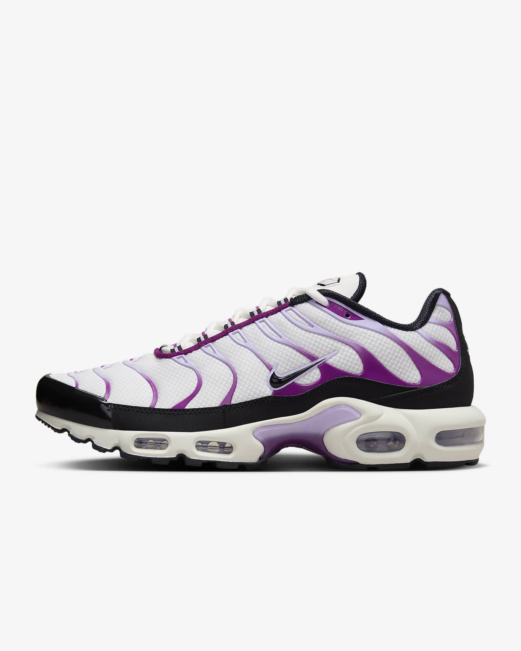 Nike Air Max Plus Men's Shoes - White/Viotech/Lilac Bloom/Black