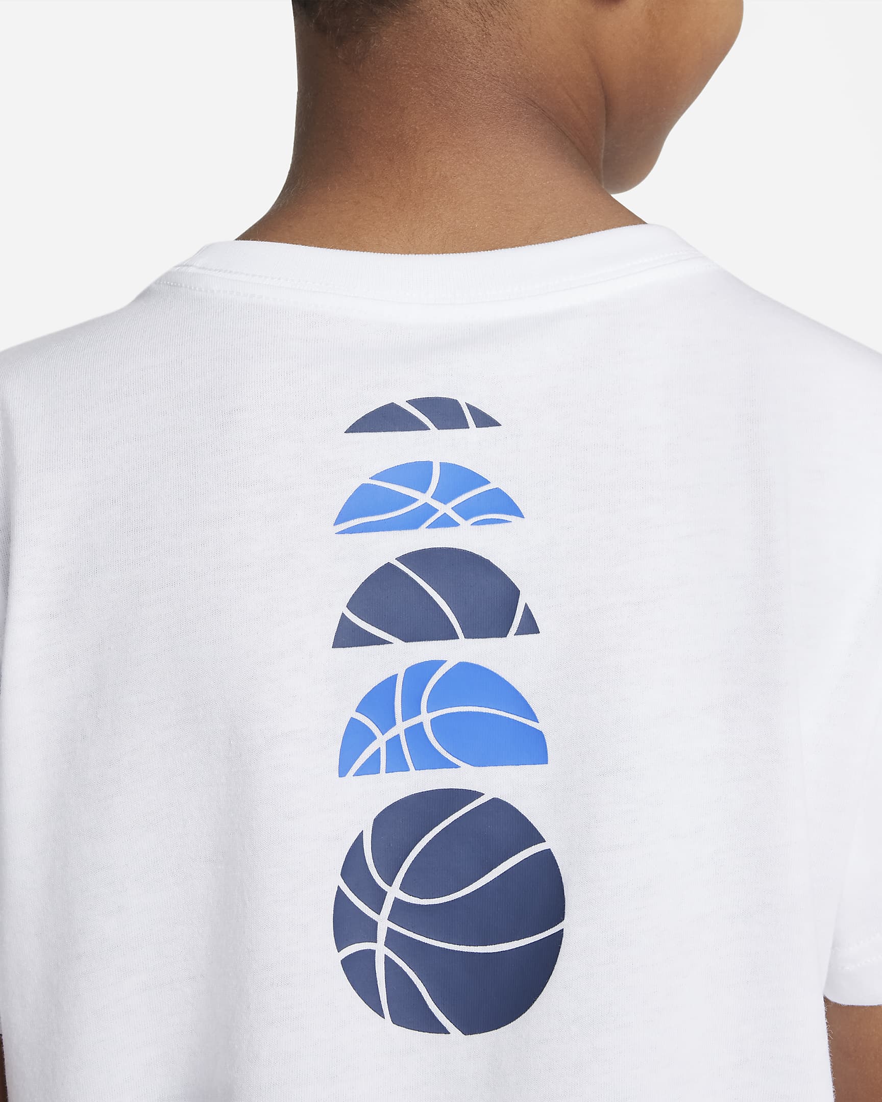 Playera para niños de preescolar Nike Elite - Blanco