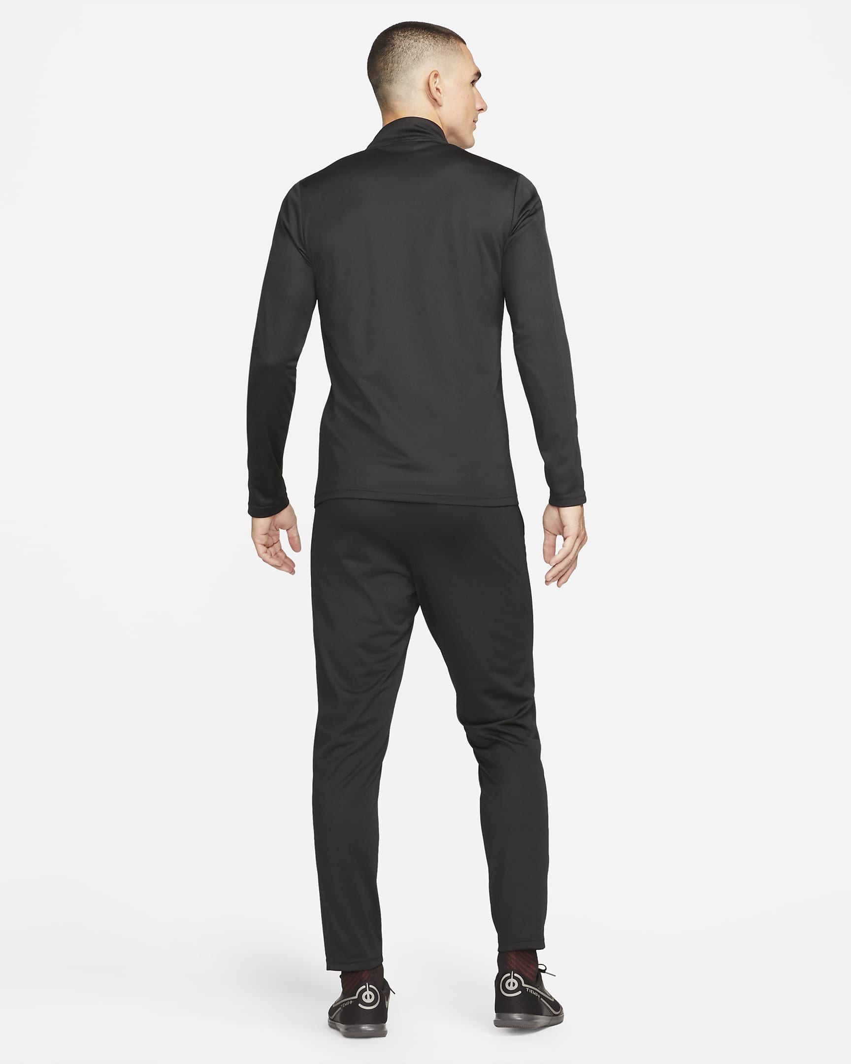 Nike Academy Men's Dri-FIT Football Tracksuit - Black/Black/White