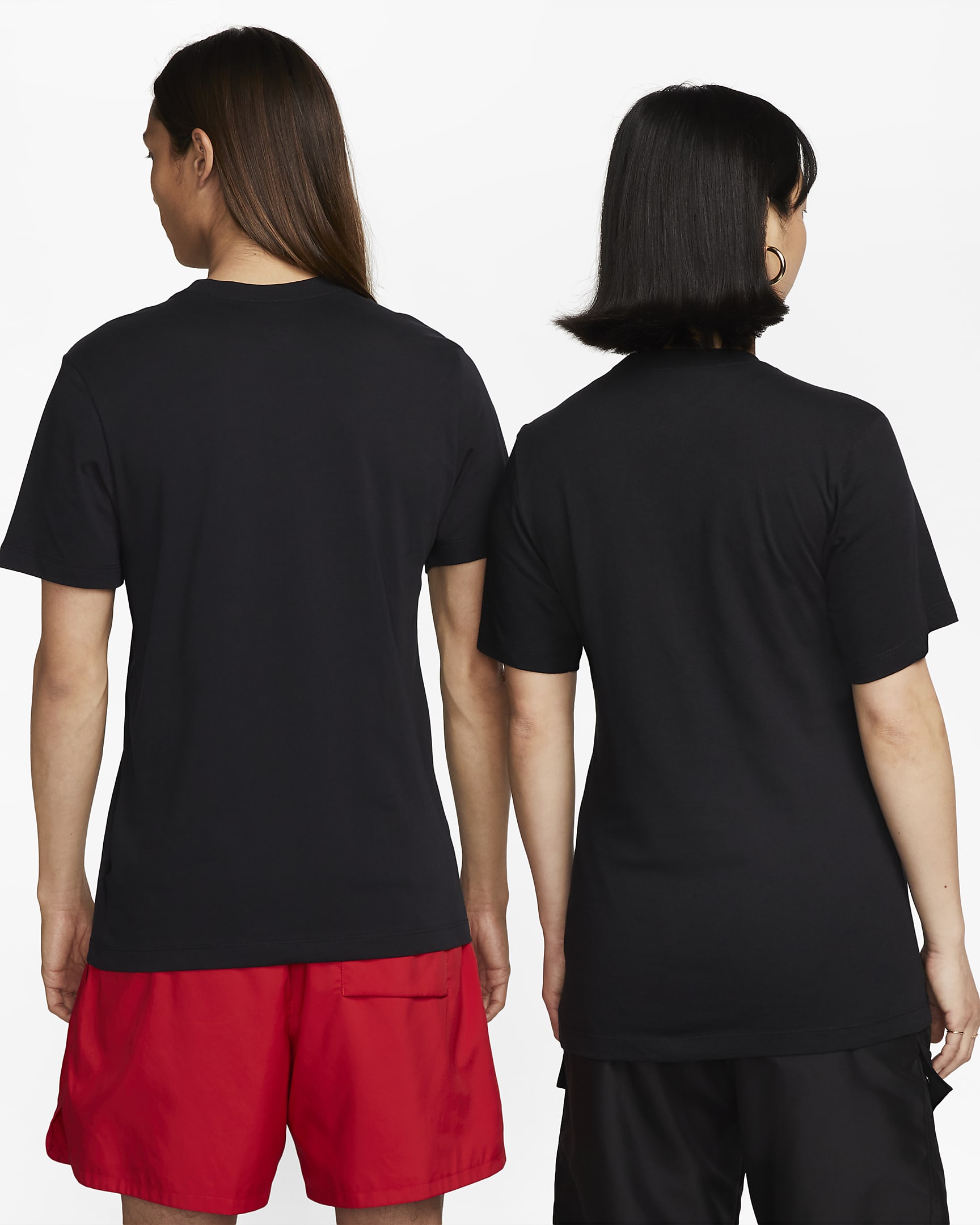 Ανδρικό T-Shirt Nike Sportswear Club - Μαύρο/Λευκό