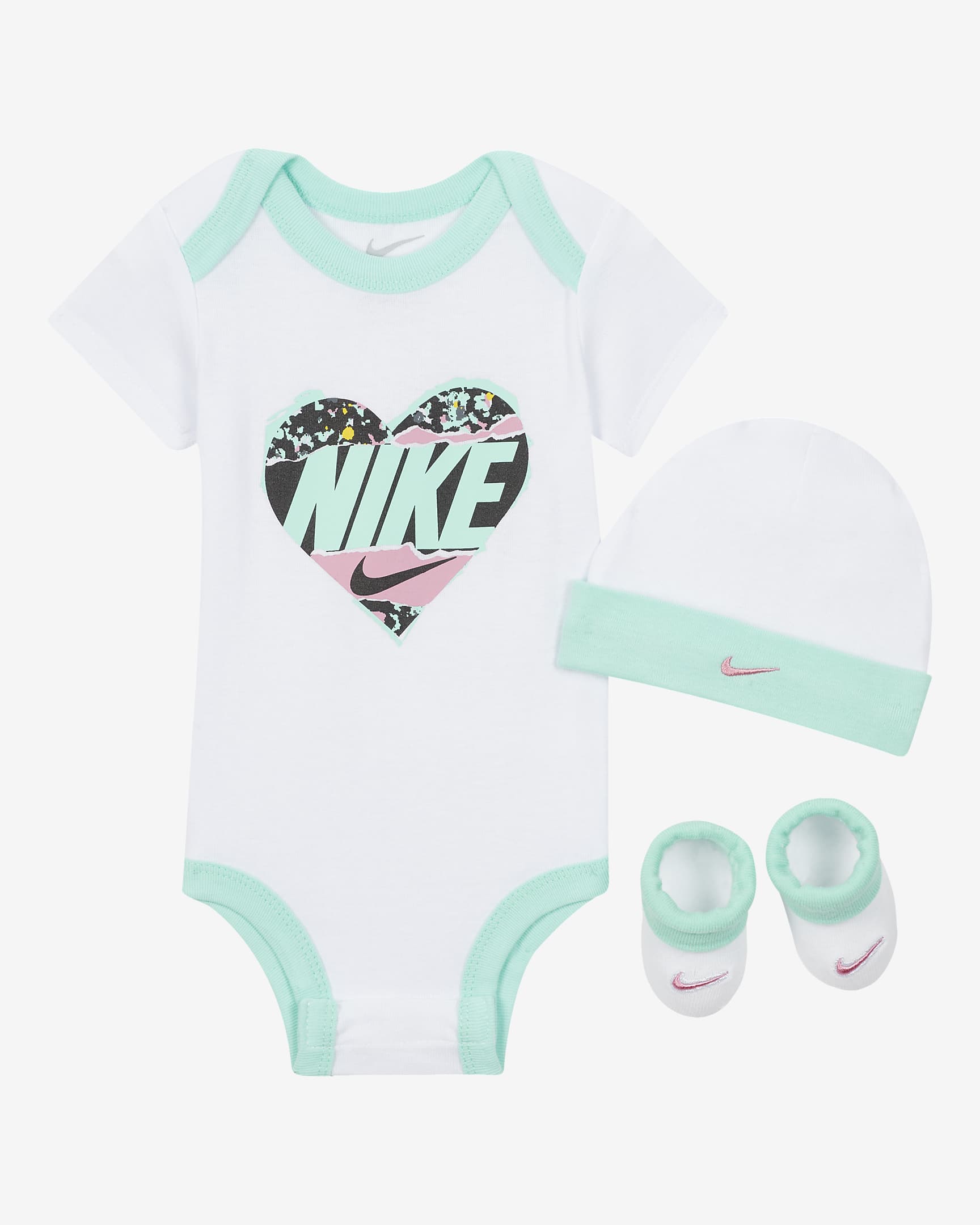 Conjunto de calzado gorro y body para bebé (0-12 meses) Nike. Nike.com