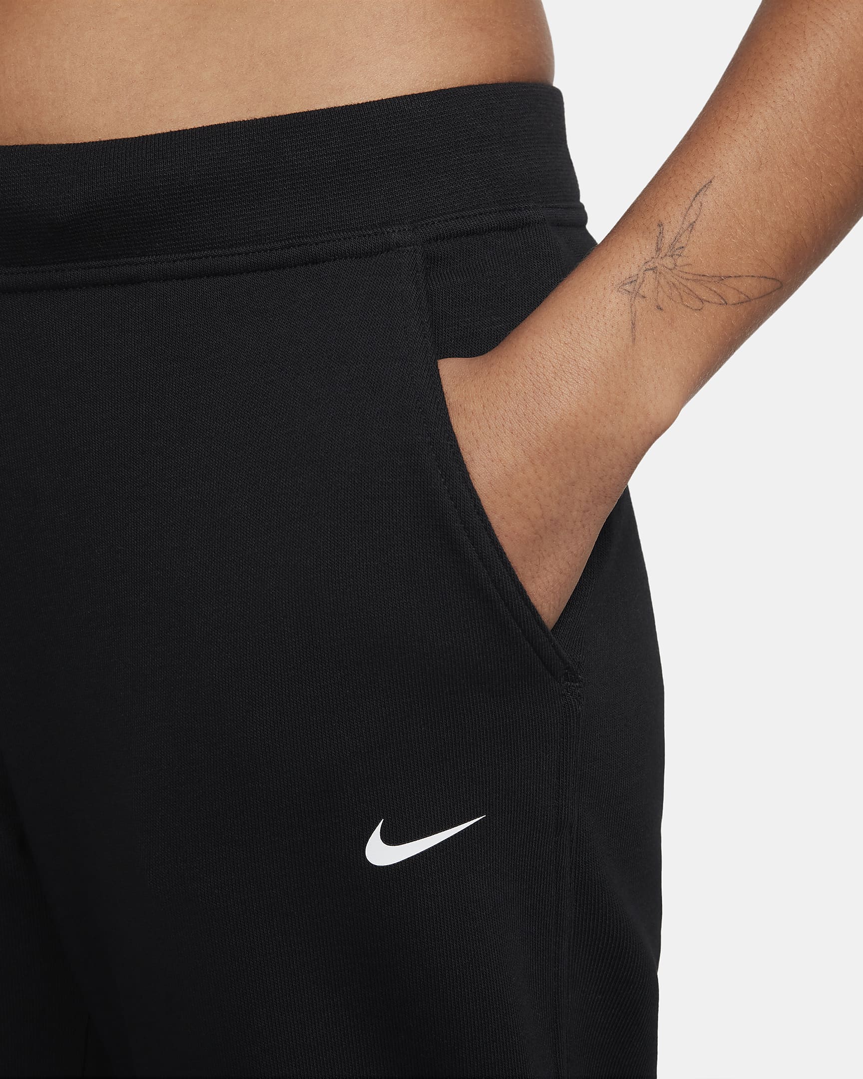 Pants de entrenamiento para mujer Nike Dri-FIT Get Fit - Negro/Blanco