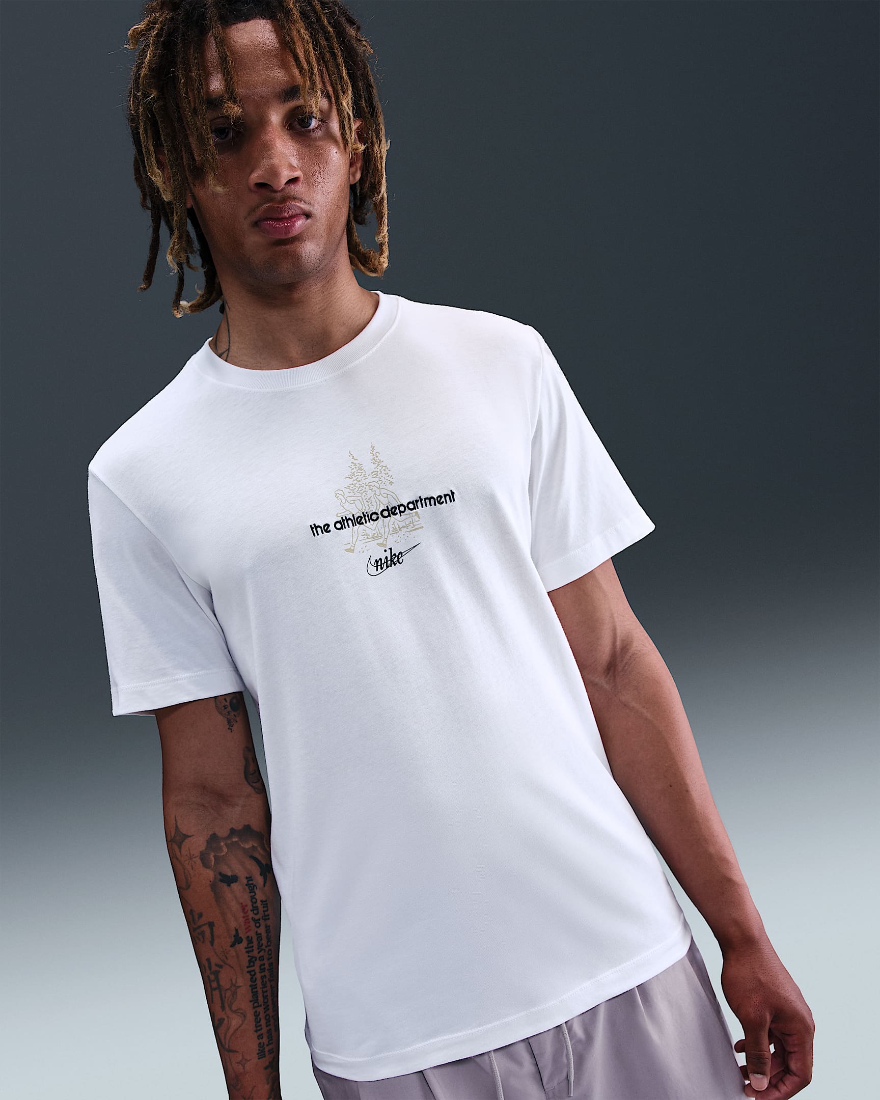 Playera para hombre Nike Sportswear Club - Blanco