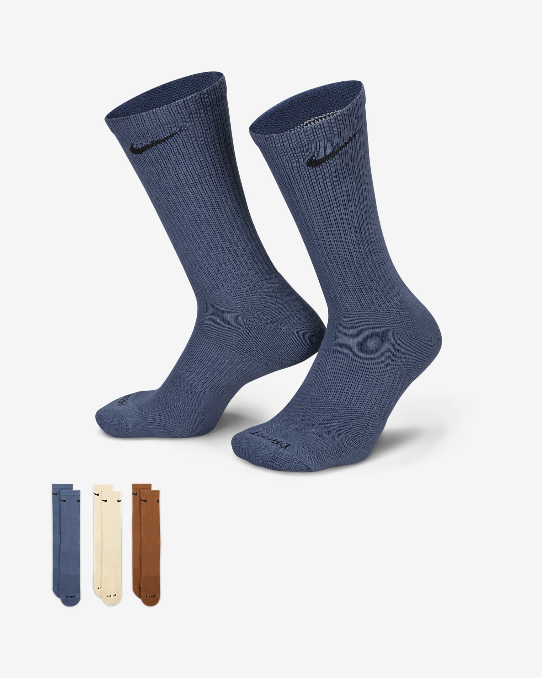 Nike Everyday Plus Cushioned Training Crew Socks (3 Pairs). Nike ZA