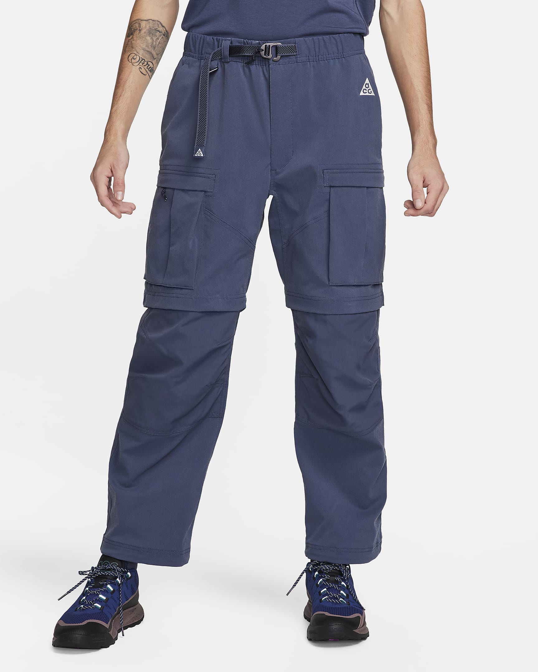 Pantalon cargo Nike ACG « Smith Summit » pour homme - Thunder Blue/Noir/Summit White