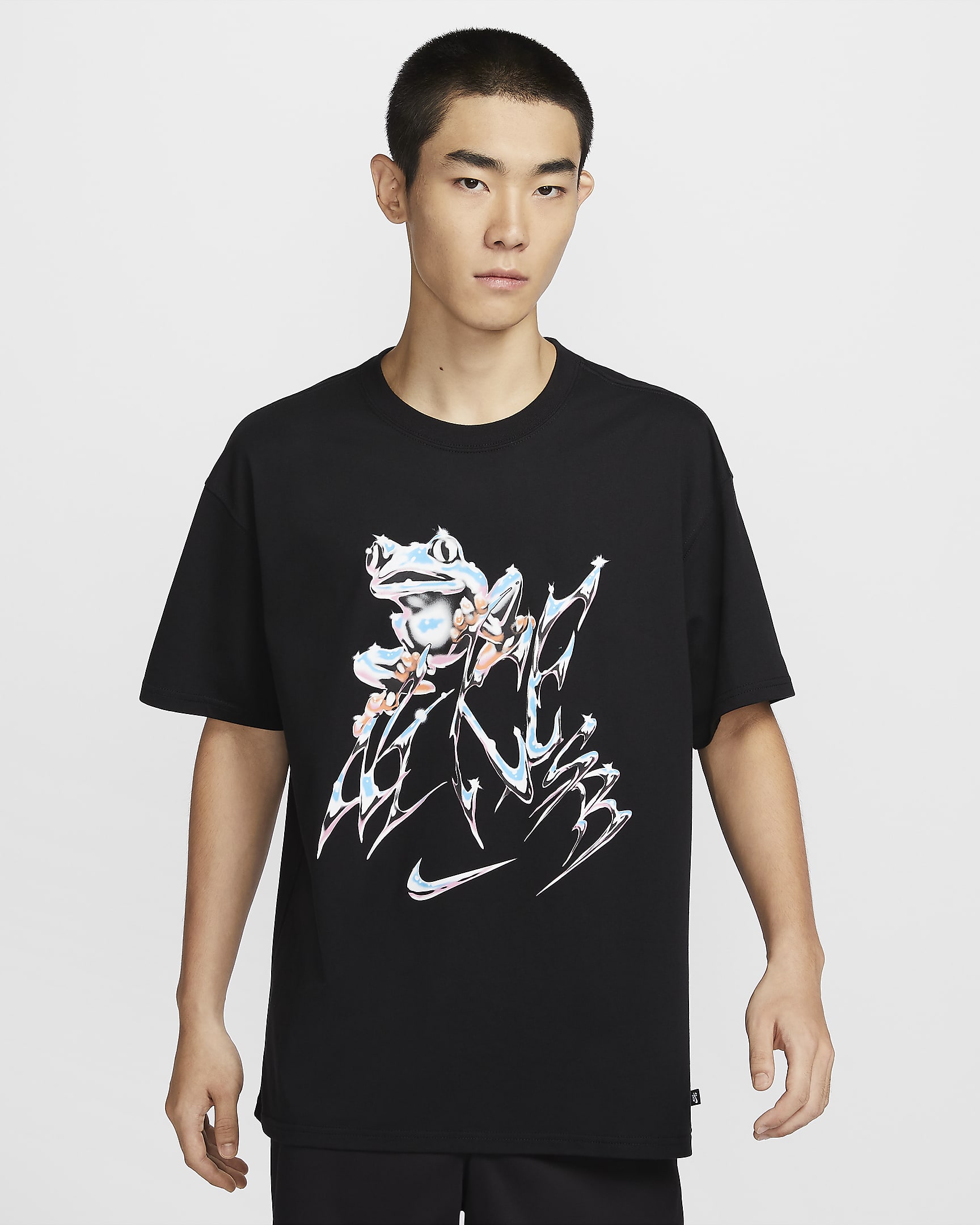 เสื้อยืดสเก็ตบอร์ด M90 Nike SB - ดำ