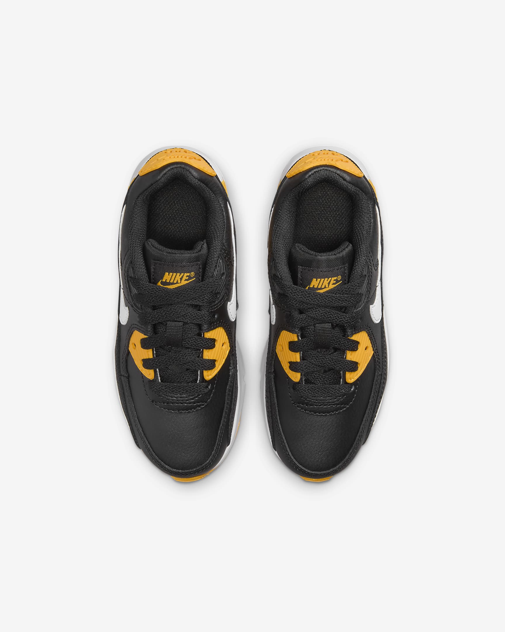 Nike Air Max 90 LTR Younger Kids' Shoes - Black/University Gold/White