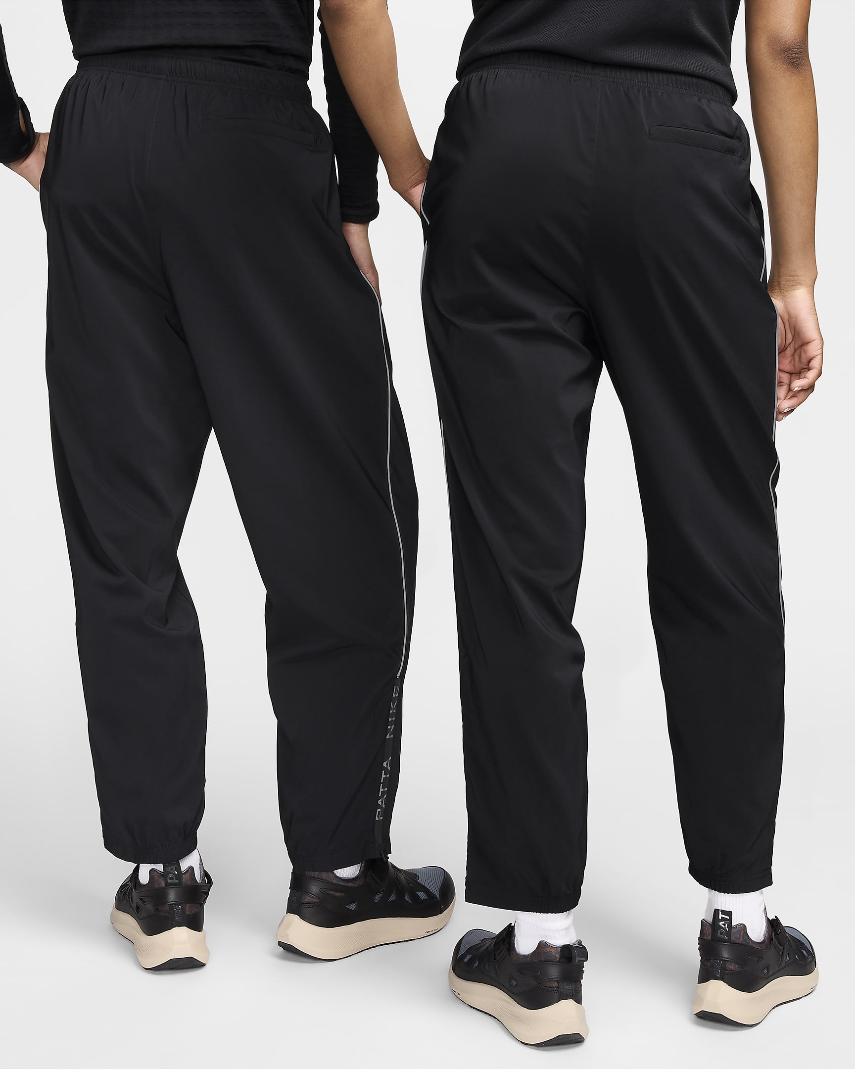 Nike x Patta Running Team Men's Tracksuit Bottoms - Black