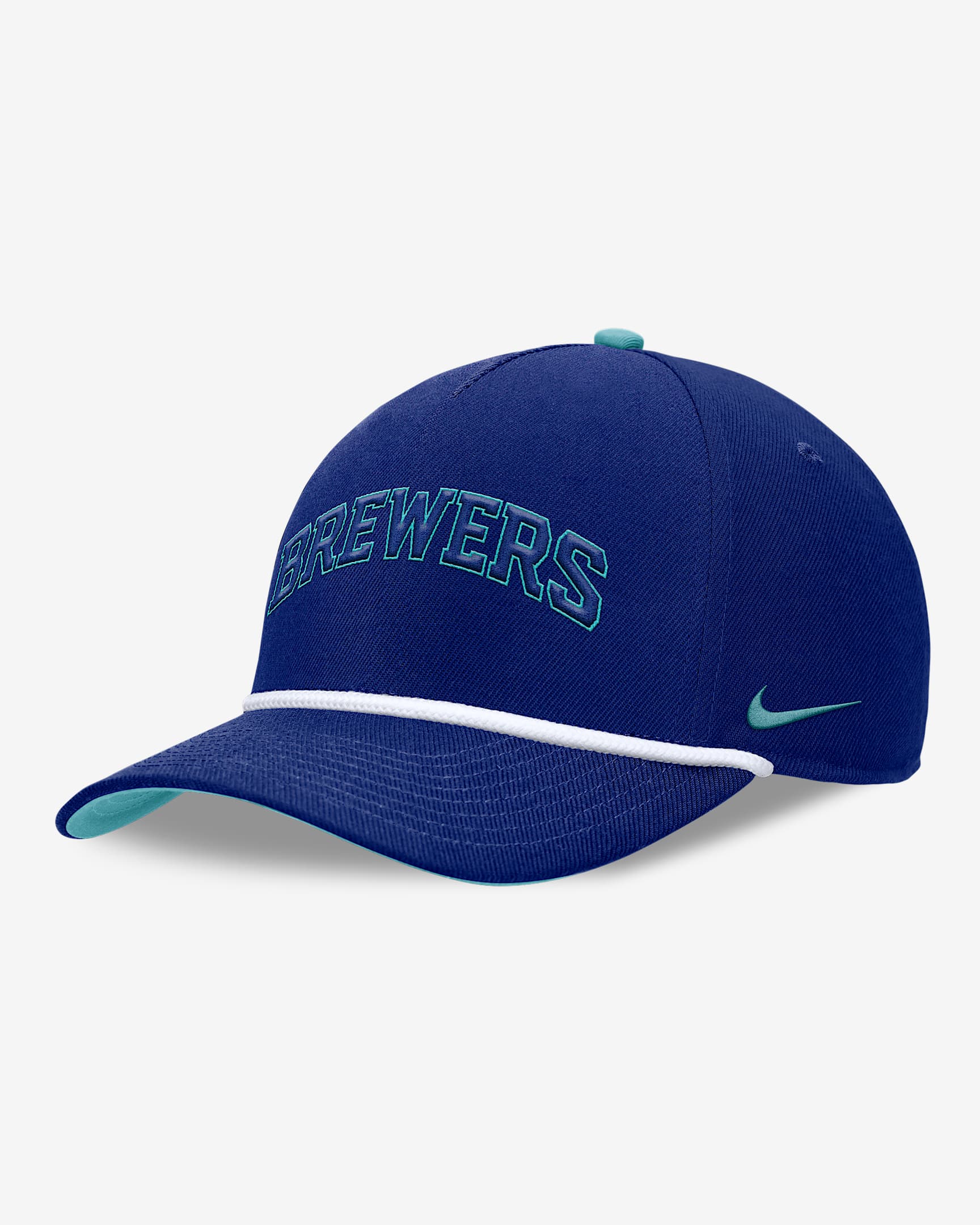 Milwaukee Brewers Rise Men's Nike MLB Adjustable Hat - Royal