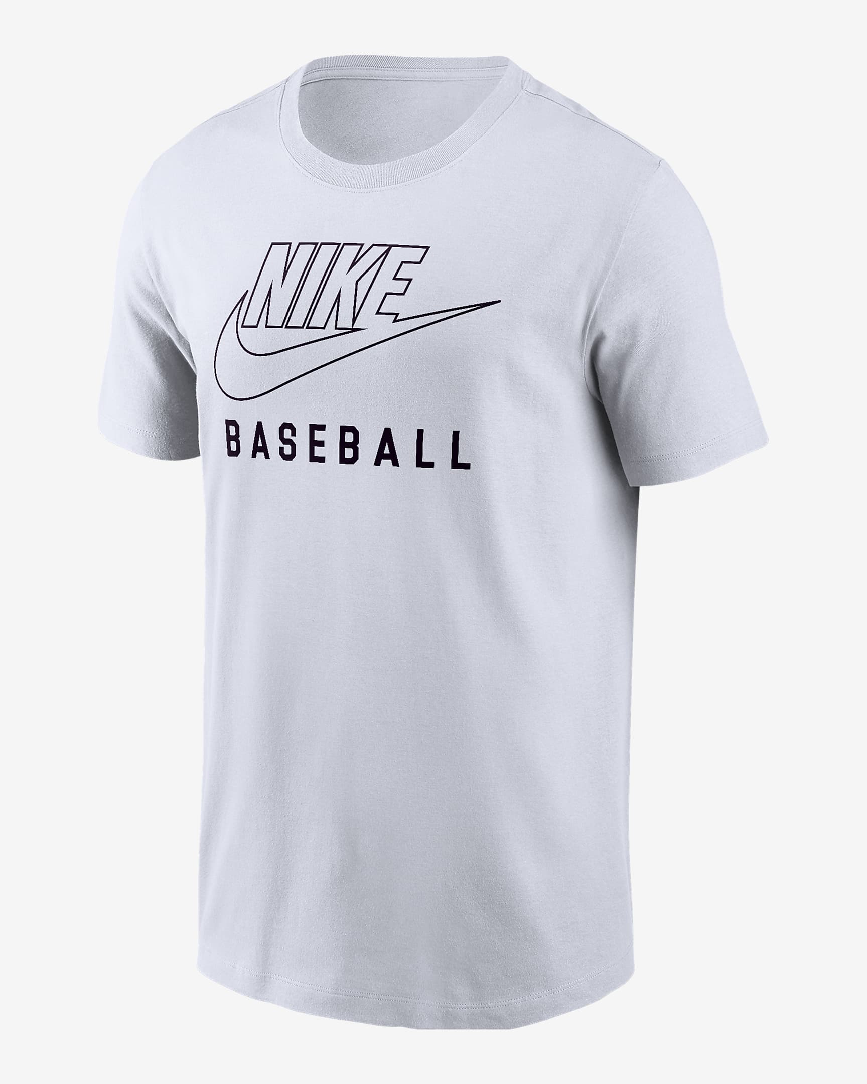 Nike Swoosh Men's Baseball T-Shirt - White