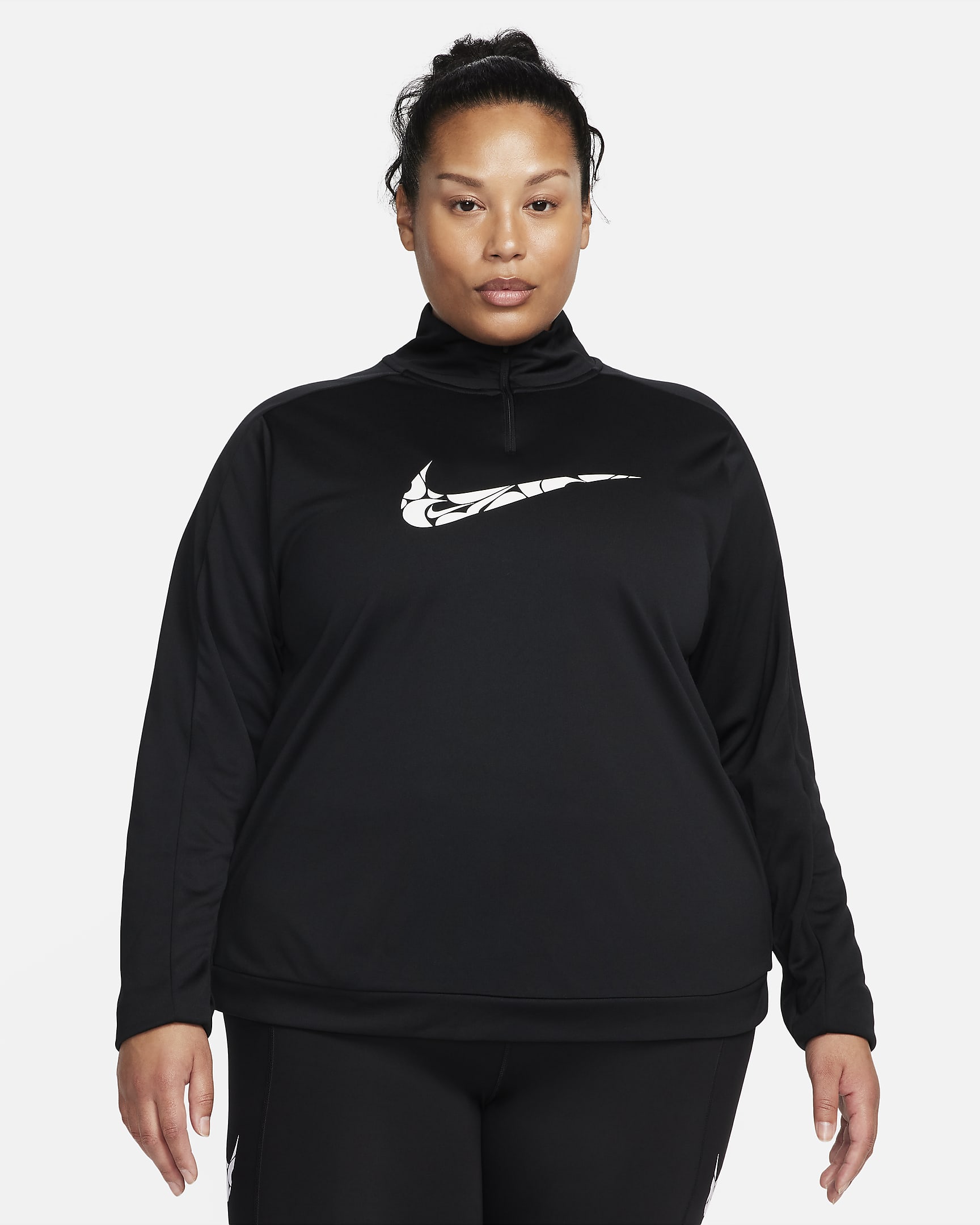 Nike Swoosh Women's Dri-FIT 1/4-Zip Mid Layer (Plus Size). Nike UK