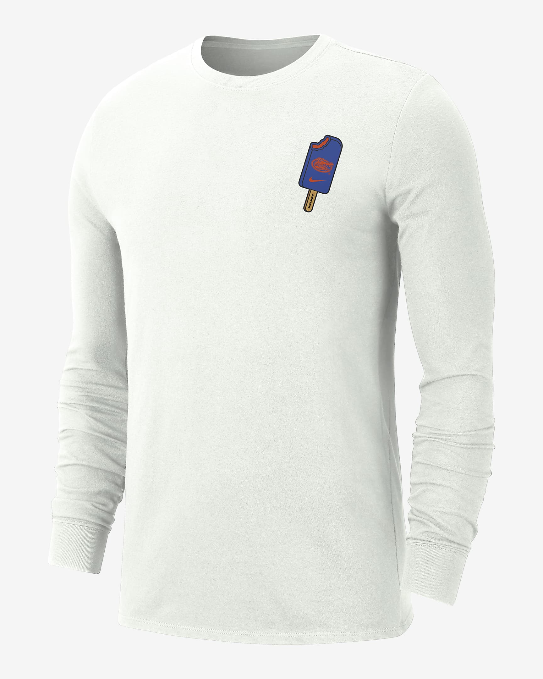Florida Men's Nike College Long-Sleeve T-Shirt - Summit White