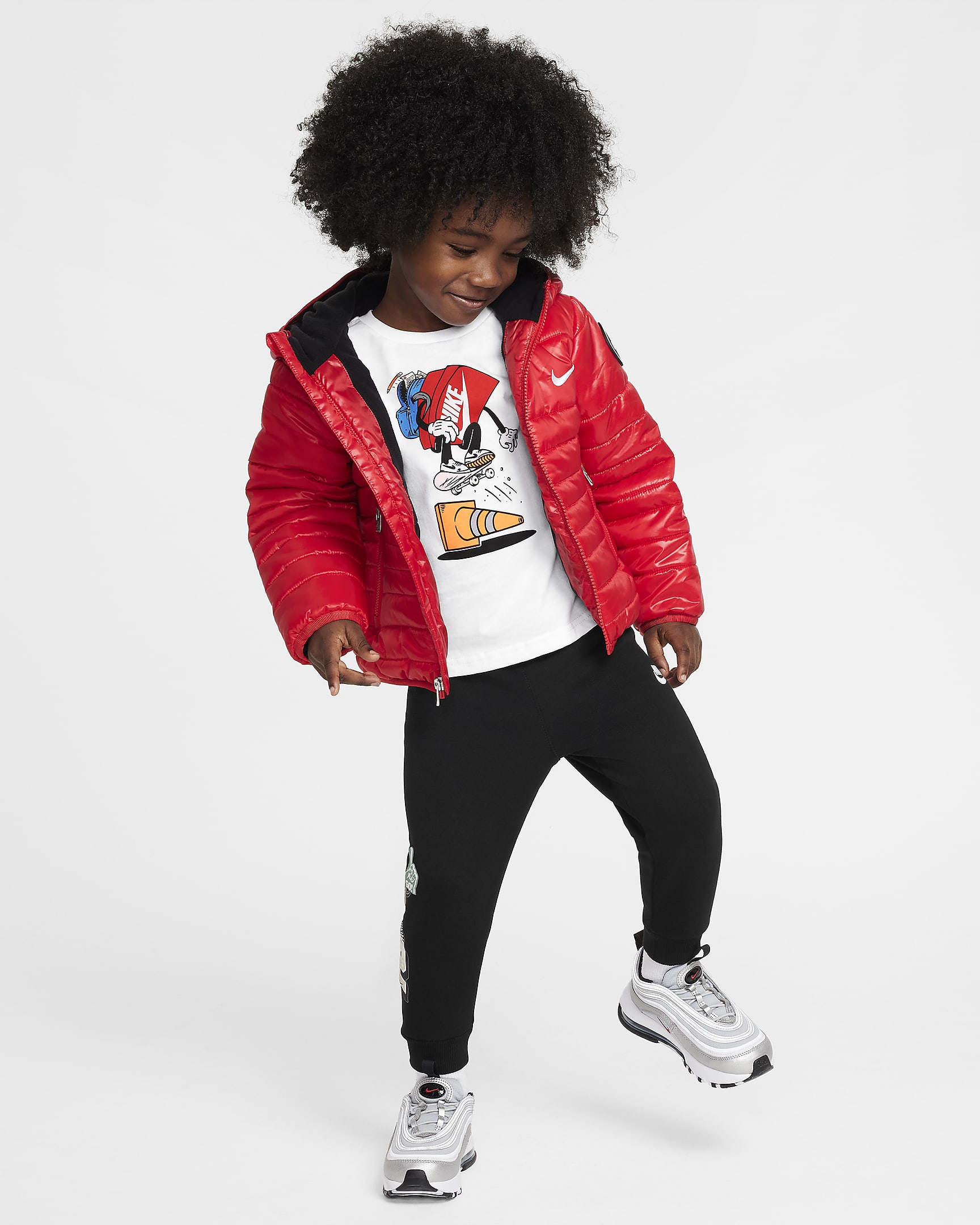 Nike Toddler Filled Quilted Jacket - University Red