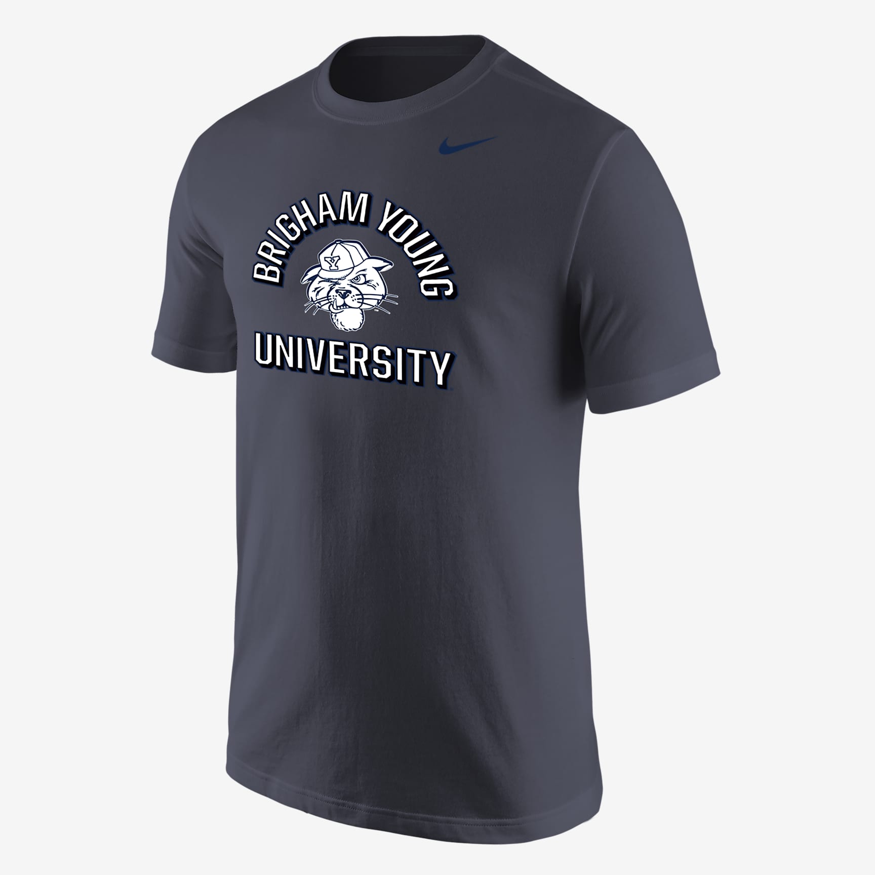 BYU Men's Nike College 365 T-Shirt - Anthracite